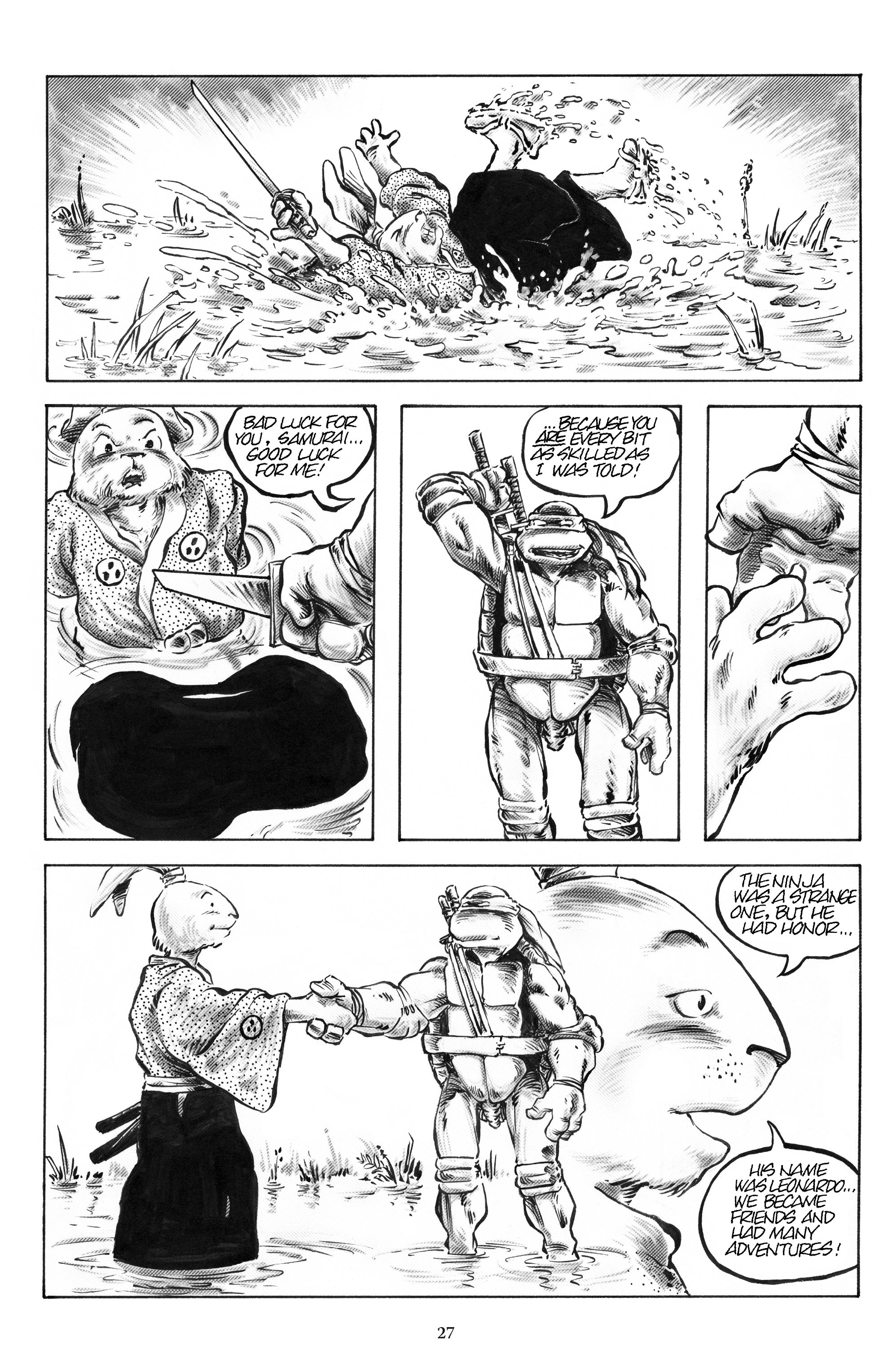 Read online Usagi Yojimbo/Teenage Mutant Ninja Turtles: The Complete Collection comic -  Issue # TPB (Part 1) - 24