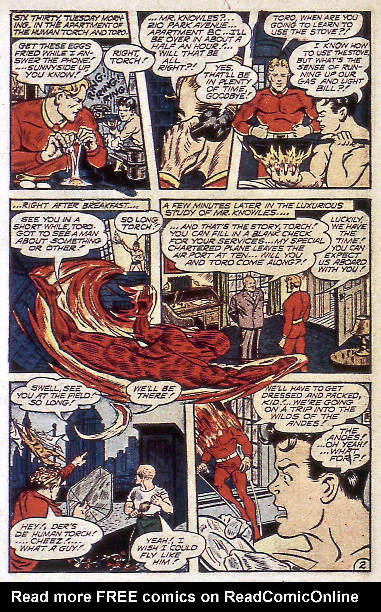 Read online The Human Torch (1940) comic -  Issue #18 - 15