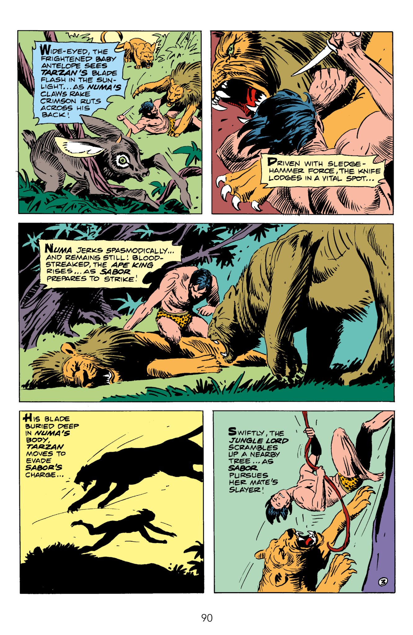 Read online Edgar Rice Burroughs' Tarzan The Joe Kubert Years comic -  Issue # TPB 3 (Part 1) - 91