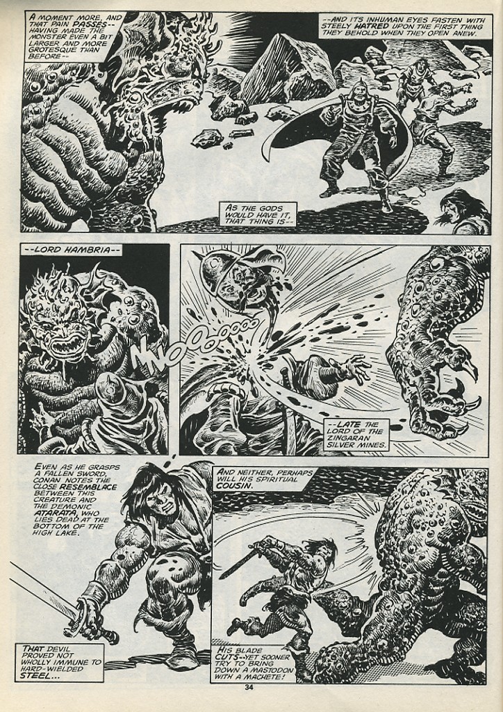 Read online The Savage Sword Of Conan comic -  Issue #199 - 36