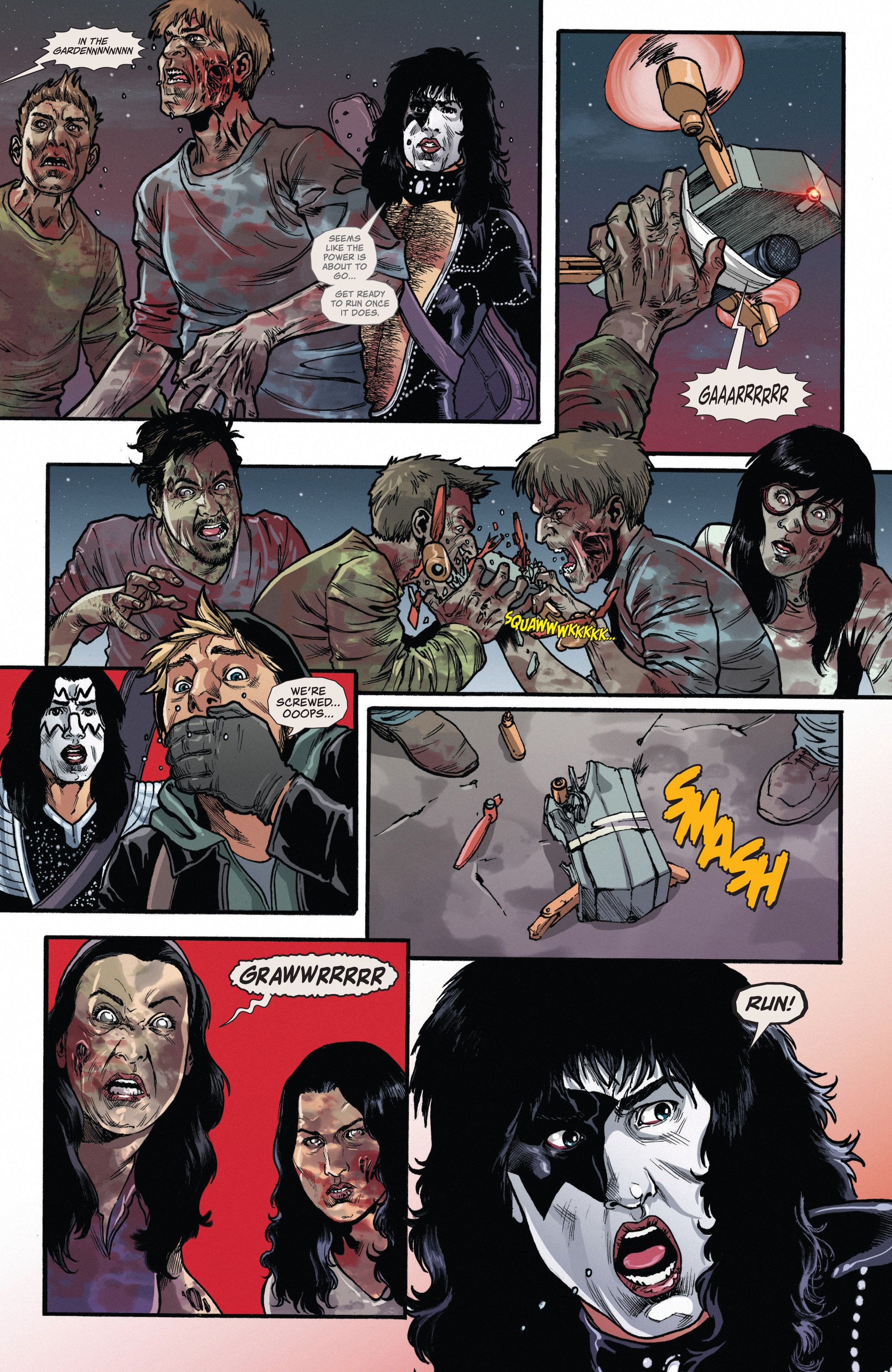 Read online Kiss: Zombies comic -  Issue #4 - 14