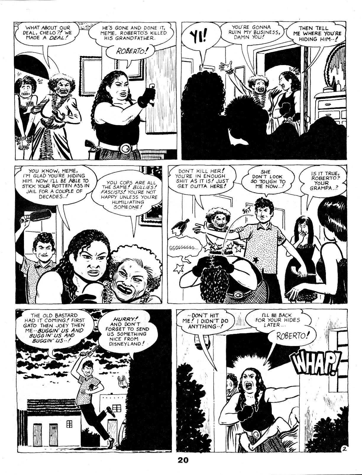Read online Love and Rockets (1982) comic -  Issue #17 - 22
