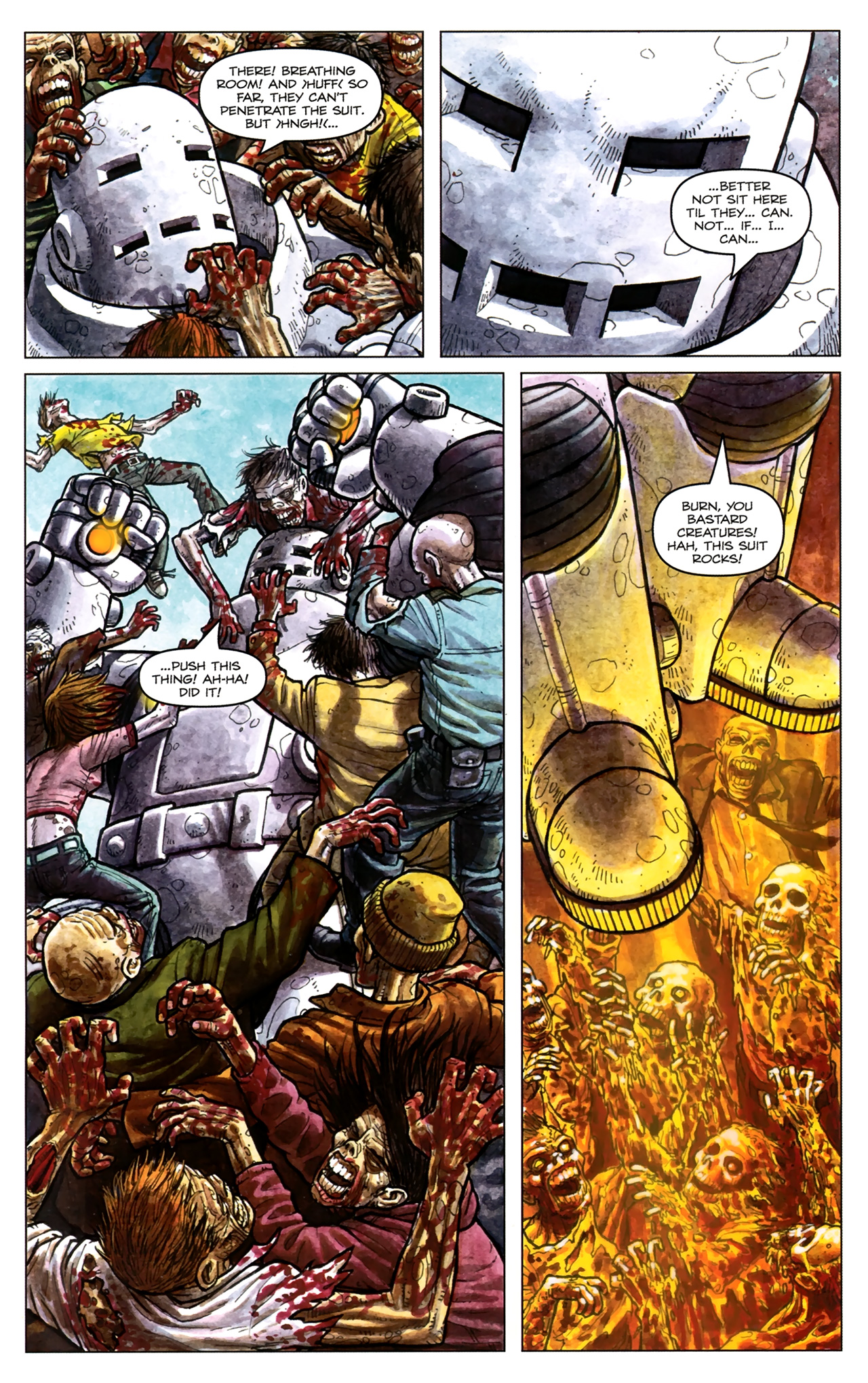 Read online Zombies vs. Robots Aventure comic -  Issue #3 - 10