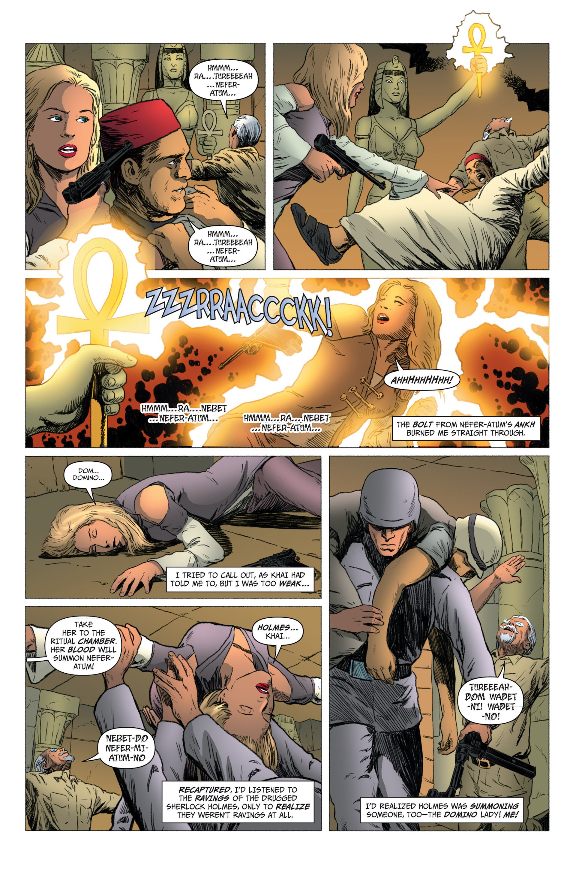 Read online Domino Lady/Sherlock Holmes comic -  Issue #1 - 23