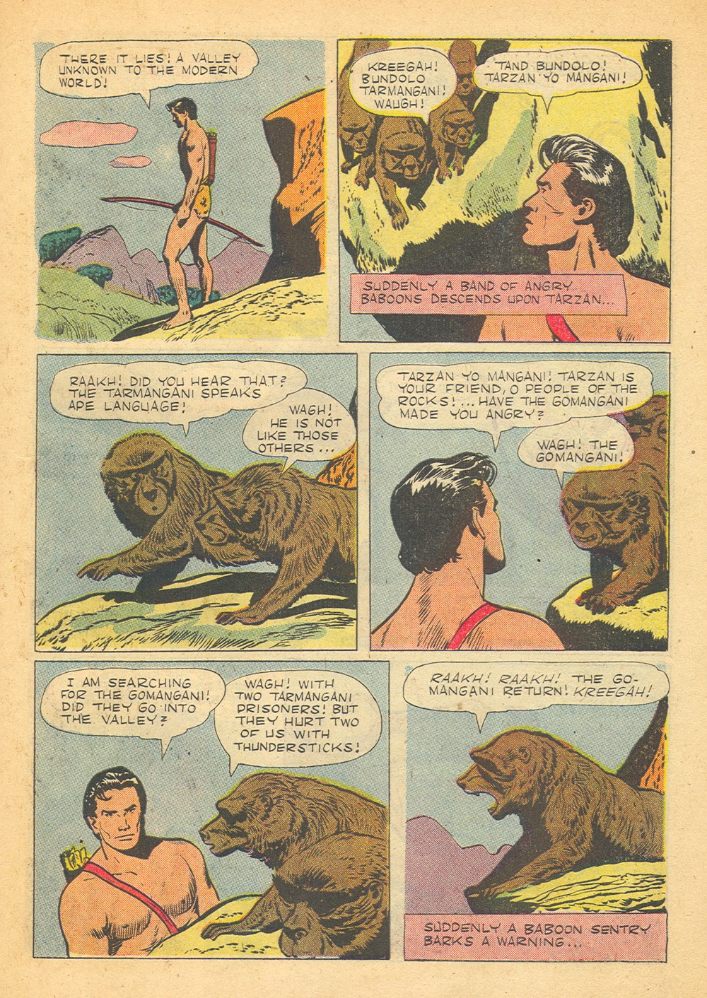 Read online Tarzan (1948) comic -  Issue #57 - 35