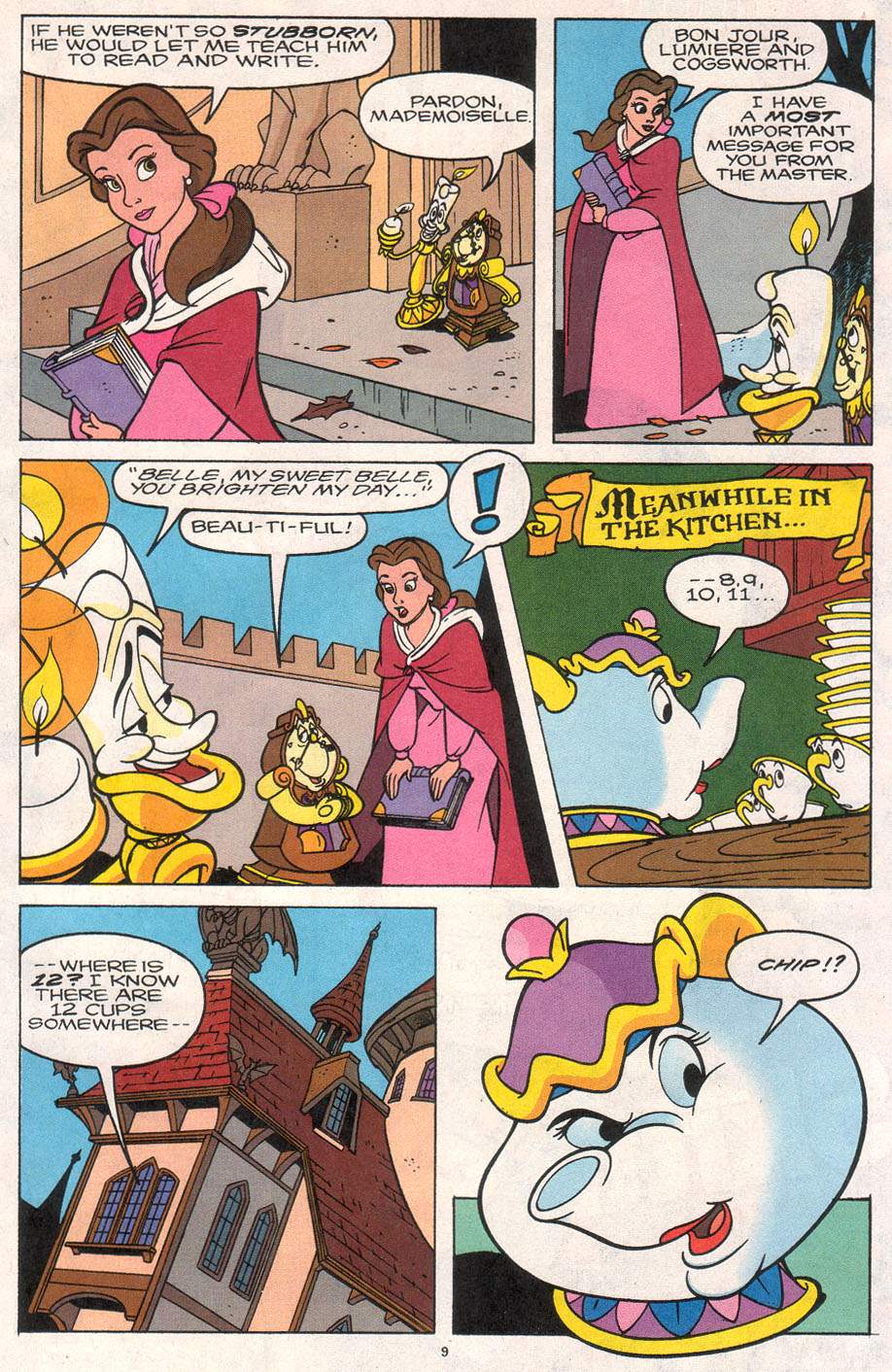 Read online Disney's Beauty and the Beast comic -  Issue #6 - 11