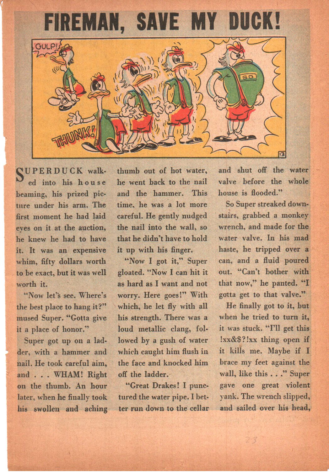 Read online Super Duck Comics comic -  Issue #3 - 24