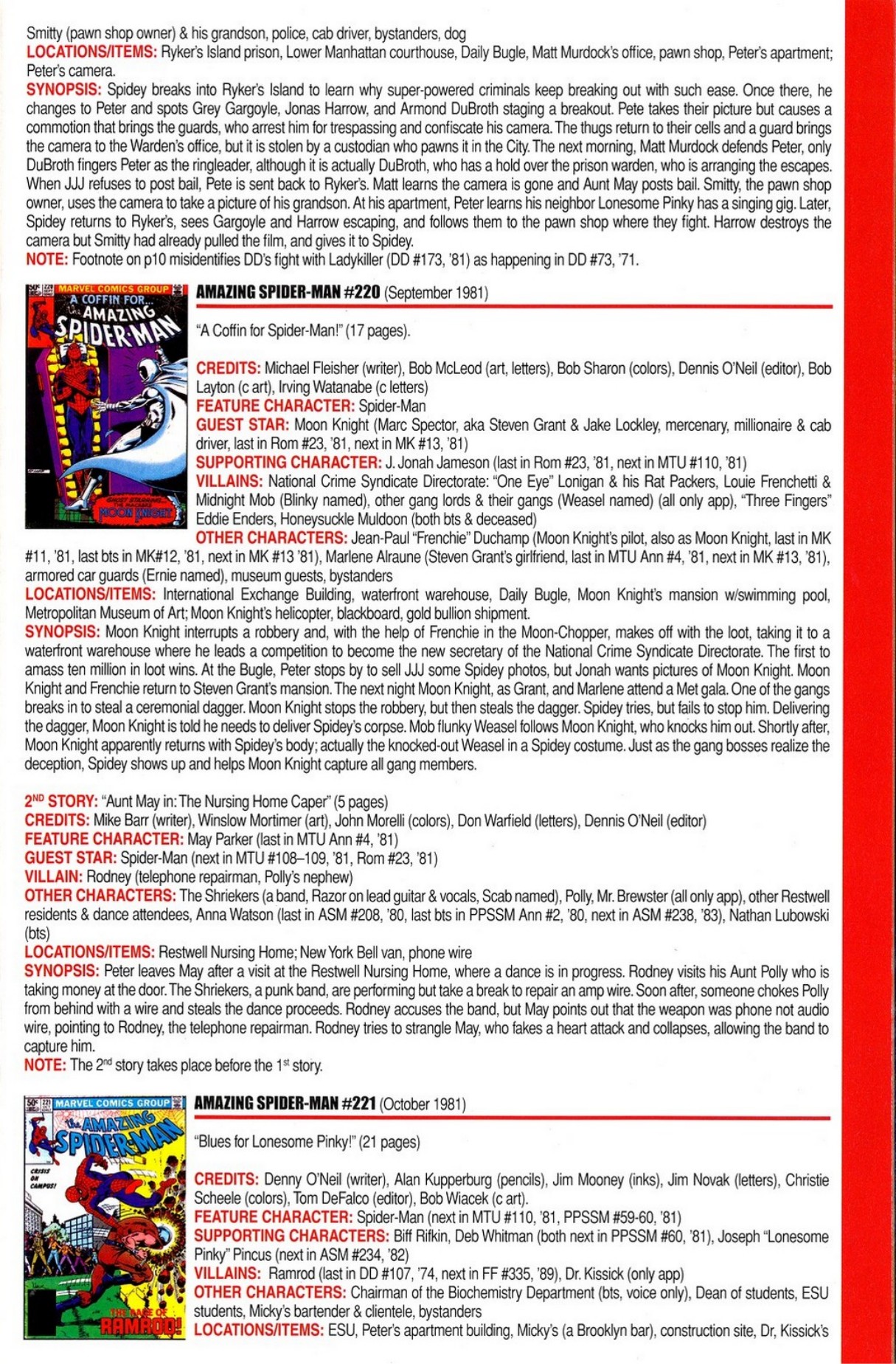 Read online Official Index to the Marvel Universe comic -  Issue #5 - 13