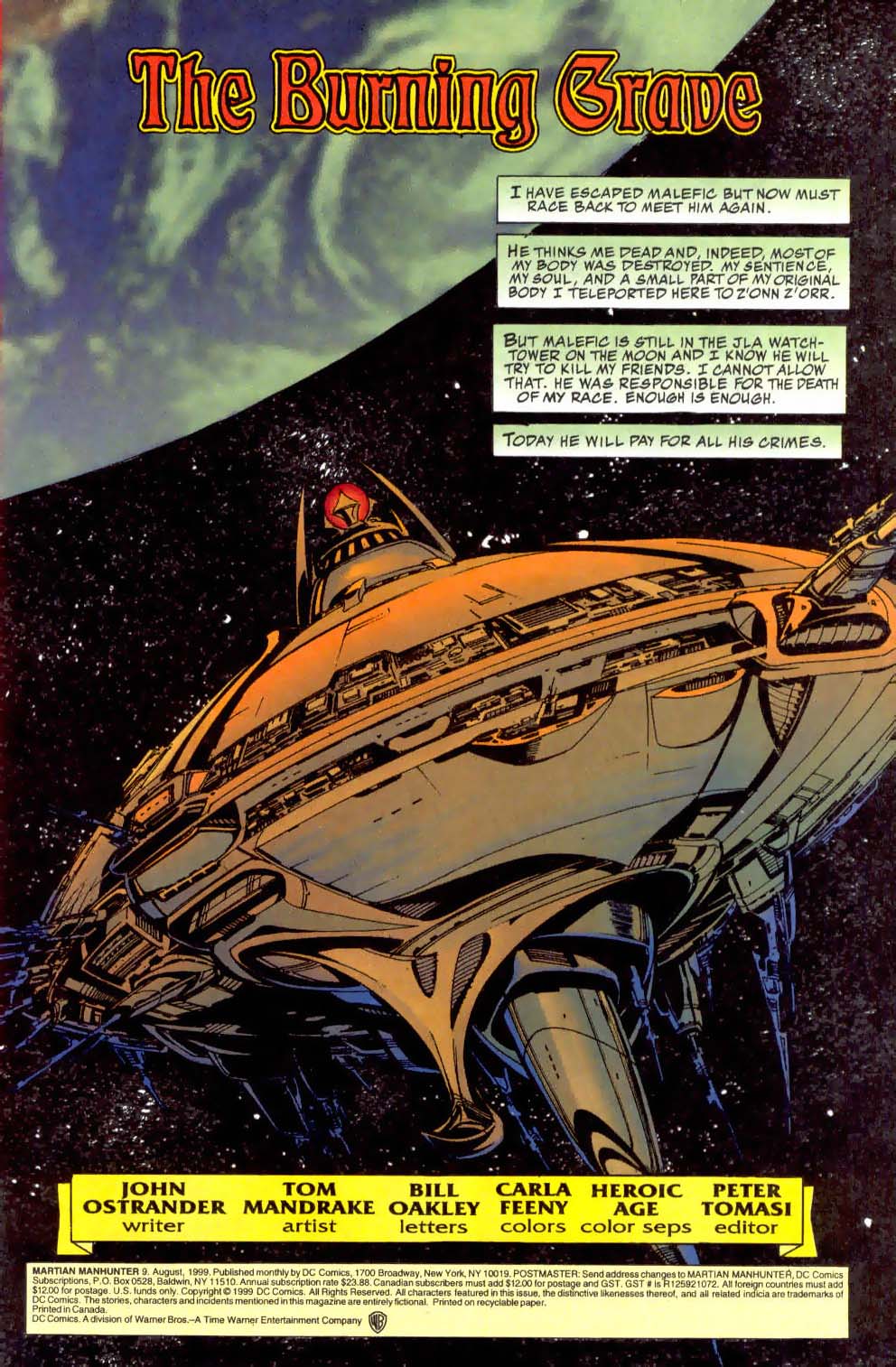 Read online Martian Manhunter (1998) comic -  Issue #9 - 2