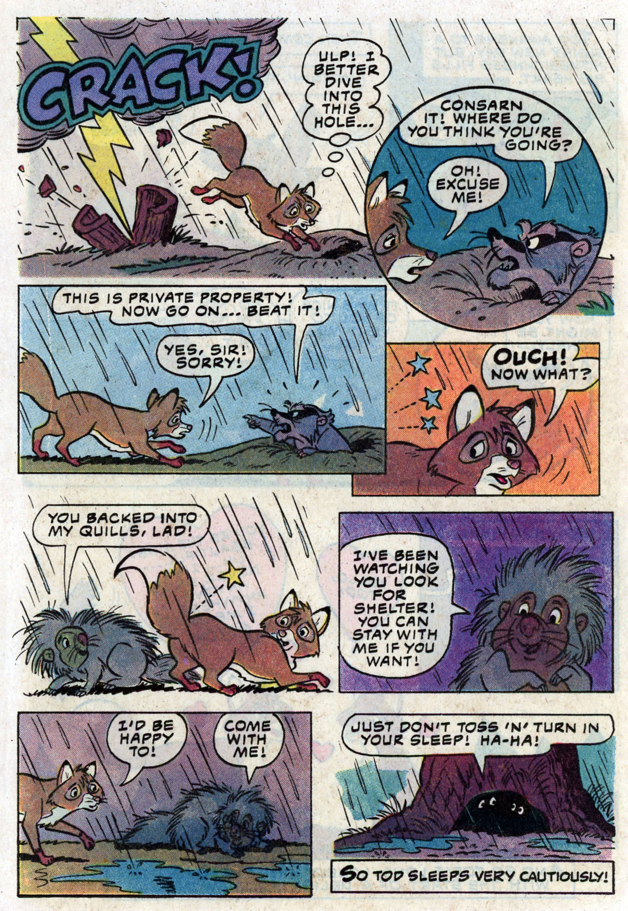 Read online Walt Disney Productions' The Fox and the Hound comic -  Issue #2 - 17