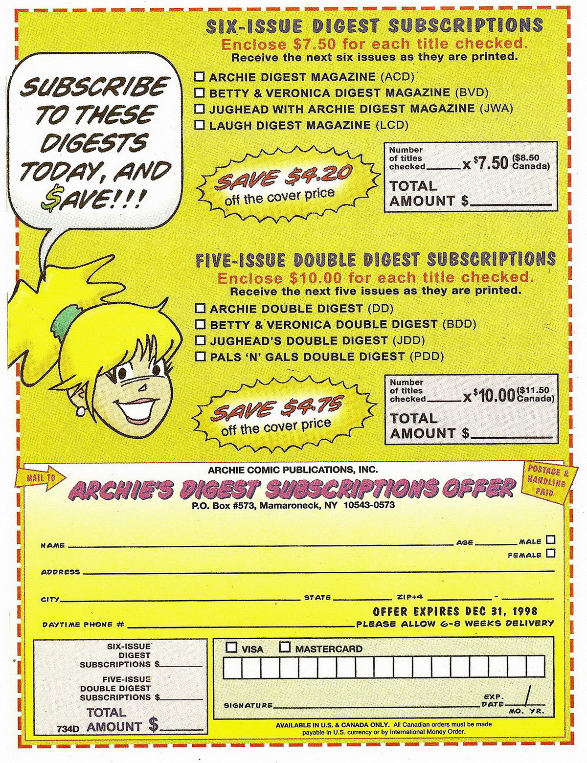 Read online Archie's Pals 'n' Gals Double Digest Magazine comic -  Issue #36 - 193