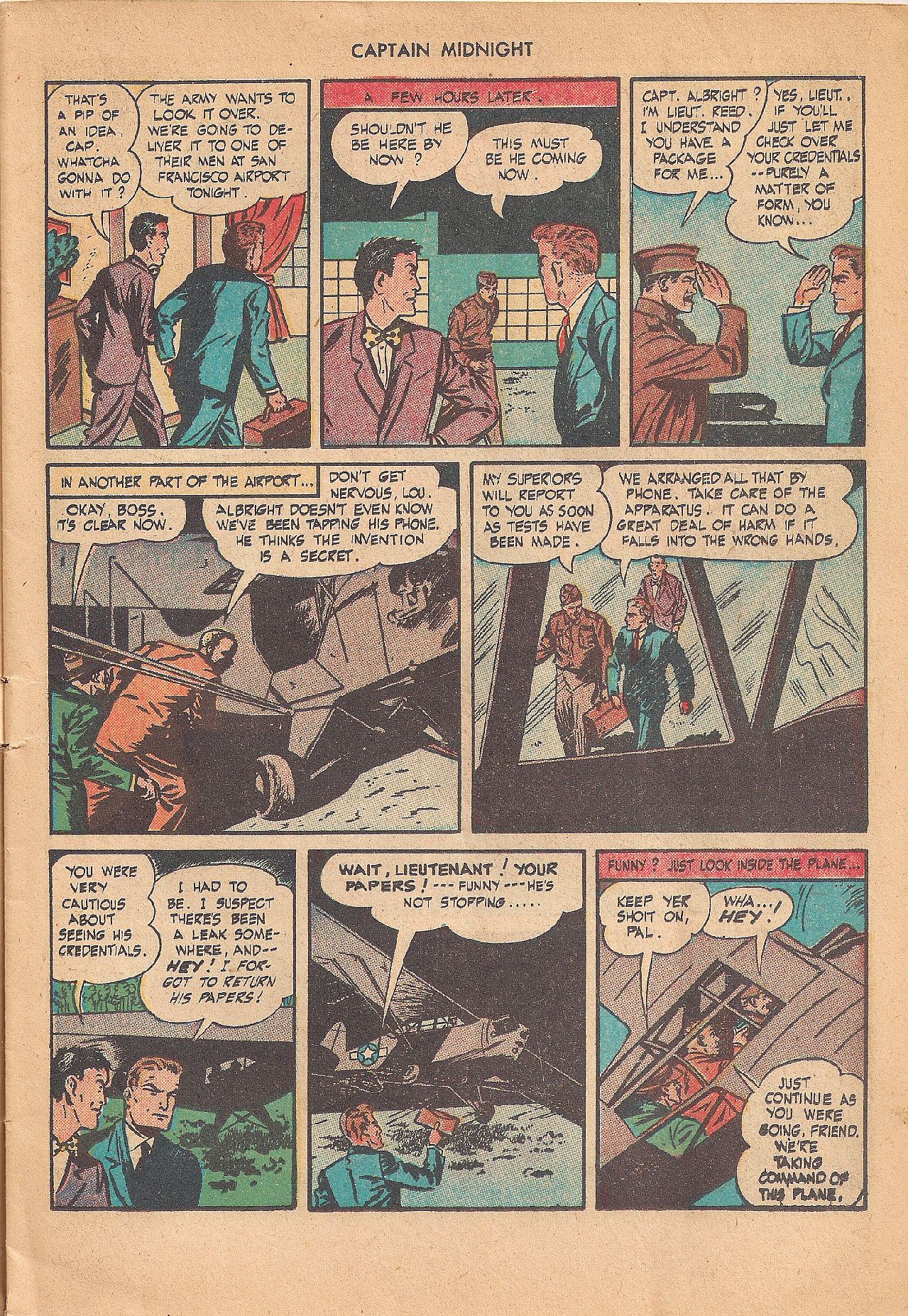 Read online Captain Midnight (1942) comic -  Issue #39 - 14