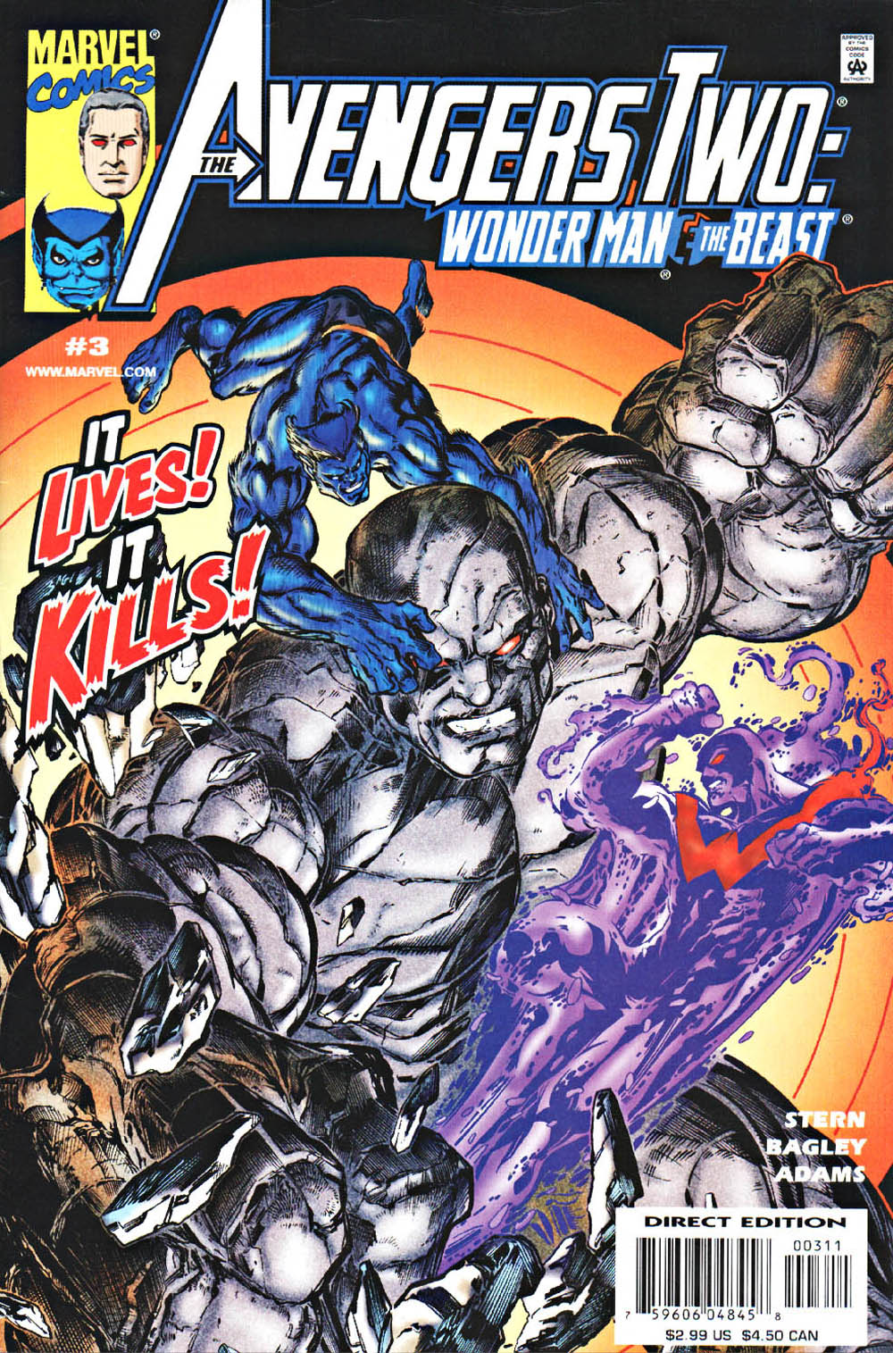 Read online Avengers Two: Wonder Man and Beast comic -  Issue #3 - 1