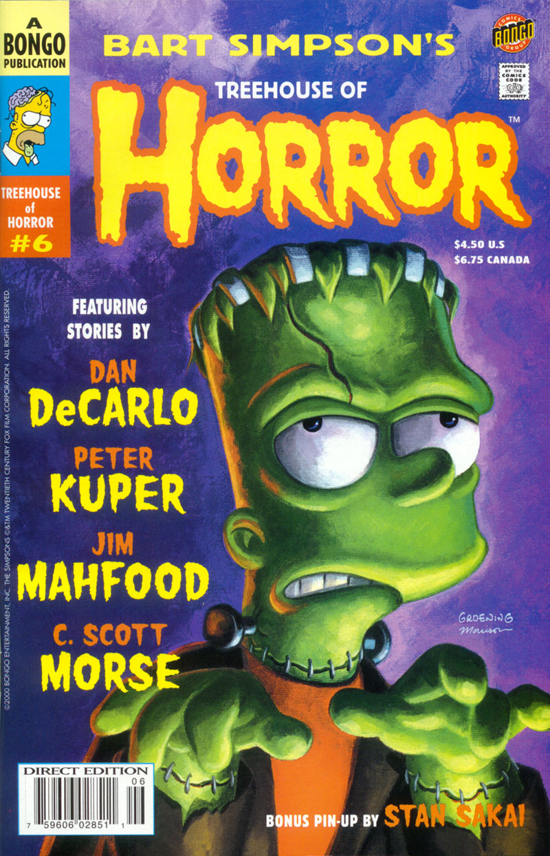 Read online Treehouse of Horror comic -  Issue #6 - 1
