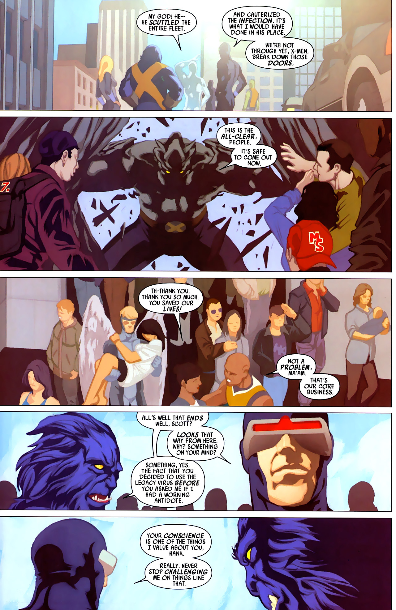 Read online Secret Invasion: X-Men comic -  Issue #4 - 24