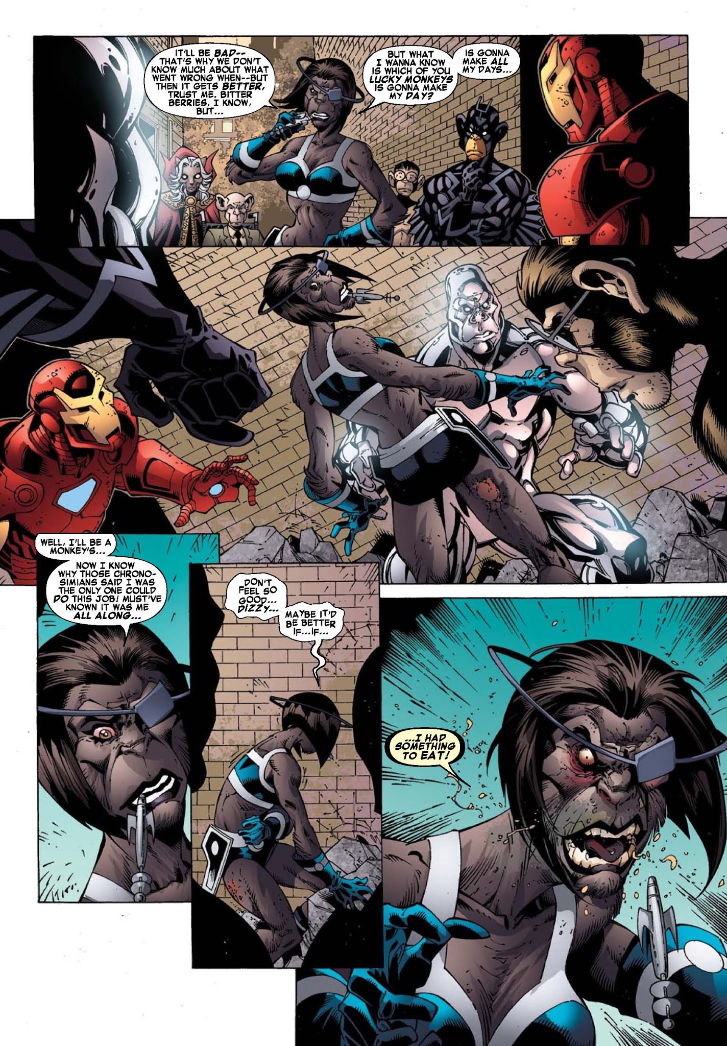 Read online Marvel Apes: Prime Eight comic -  Issue #3 - 7