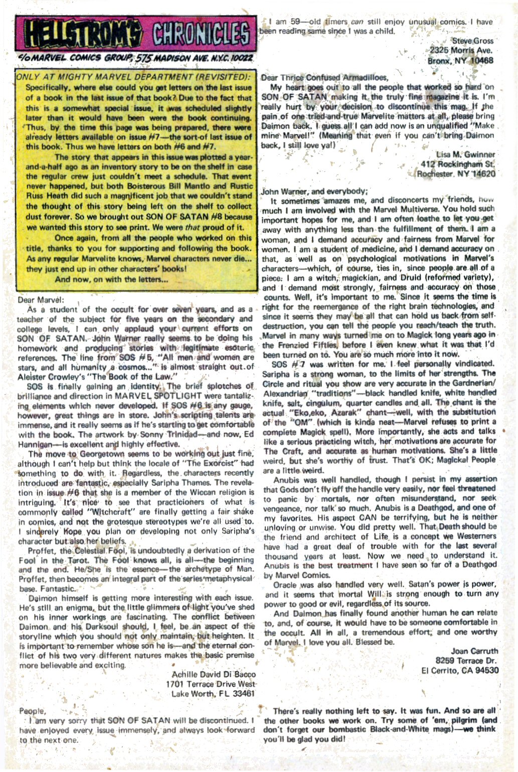 Read online Son of Satan comic -  Issue #8 - 14