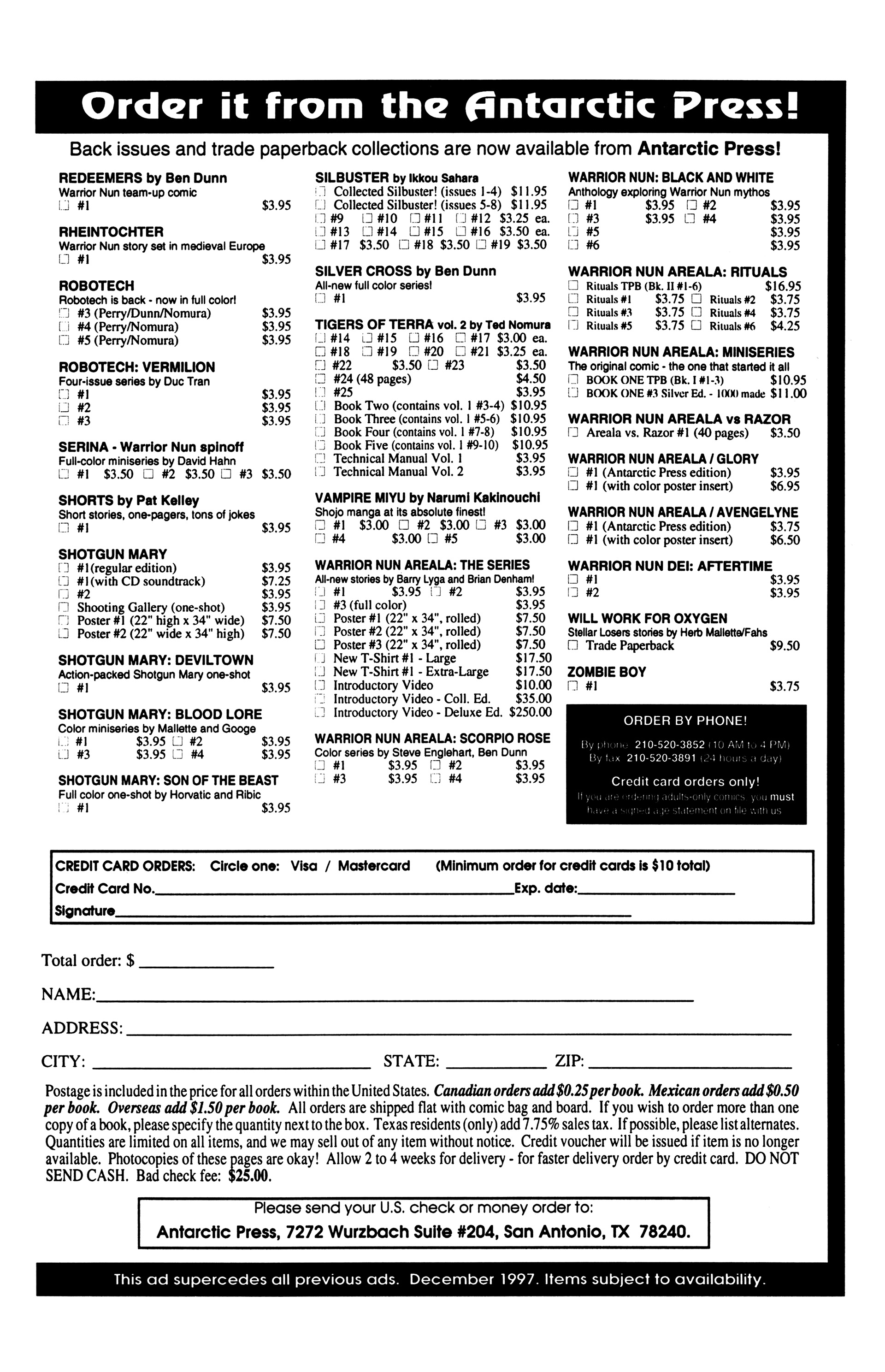 Read online Warrior Nun: Black & White comic -  Issue #8 - 27