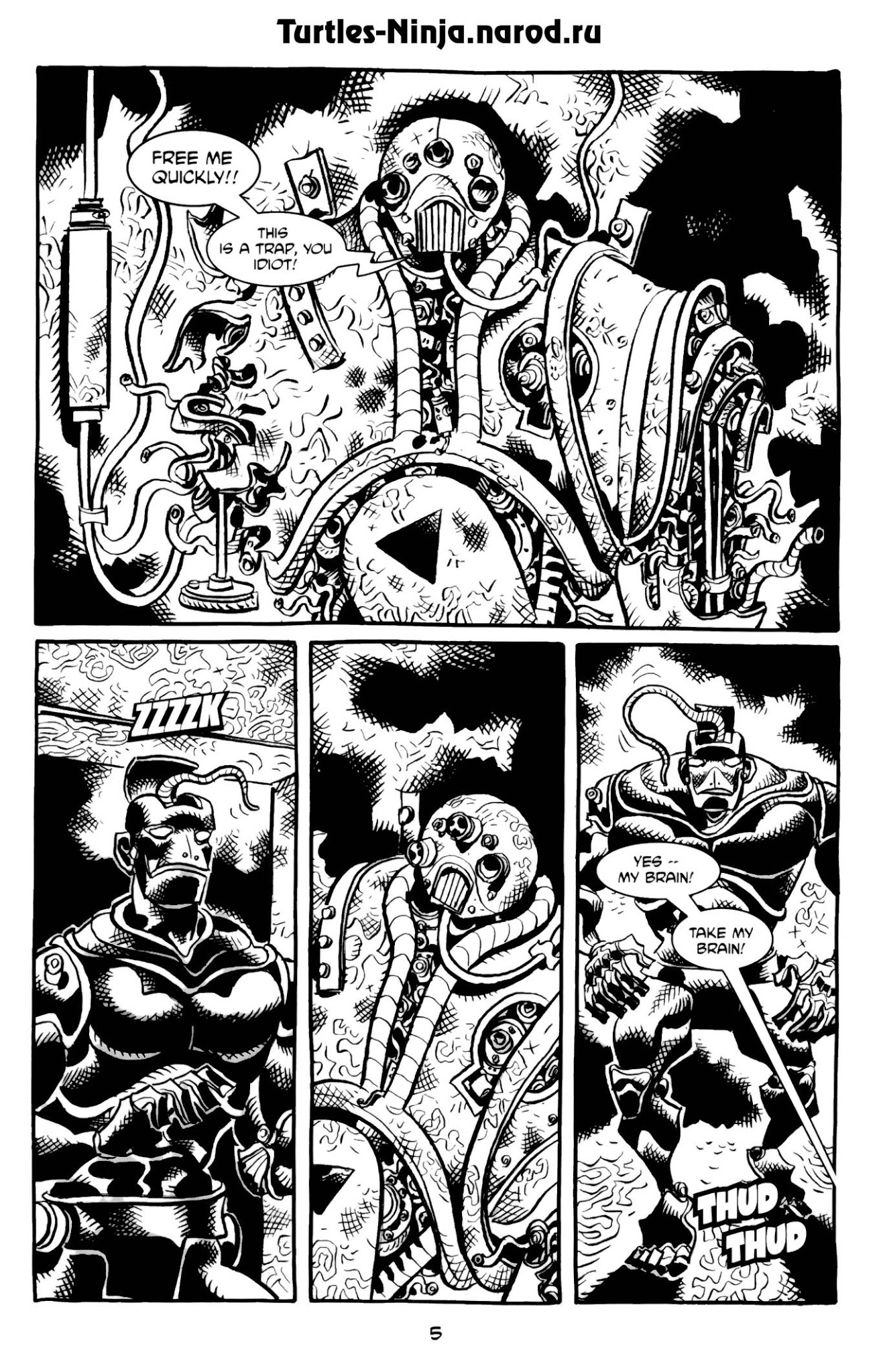 Read online Donatello The Brain Thief comic -  Issue #4 - 7