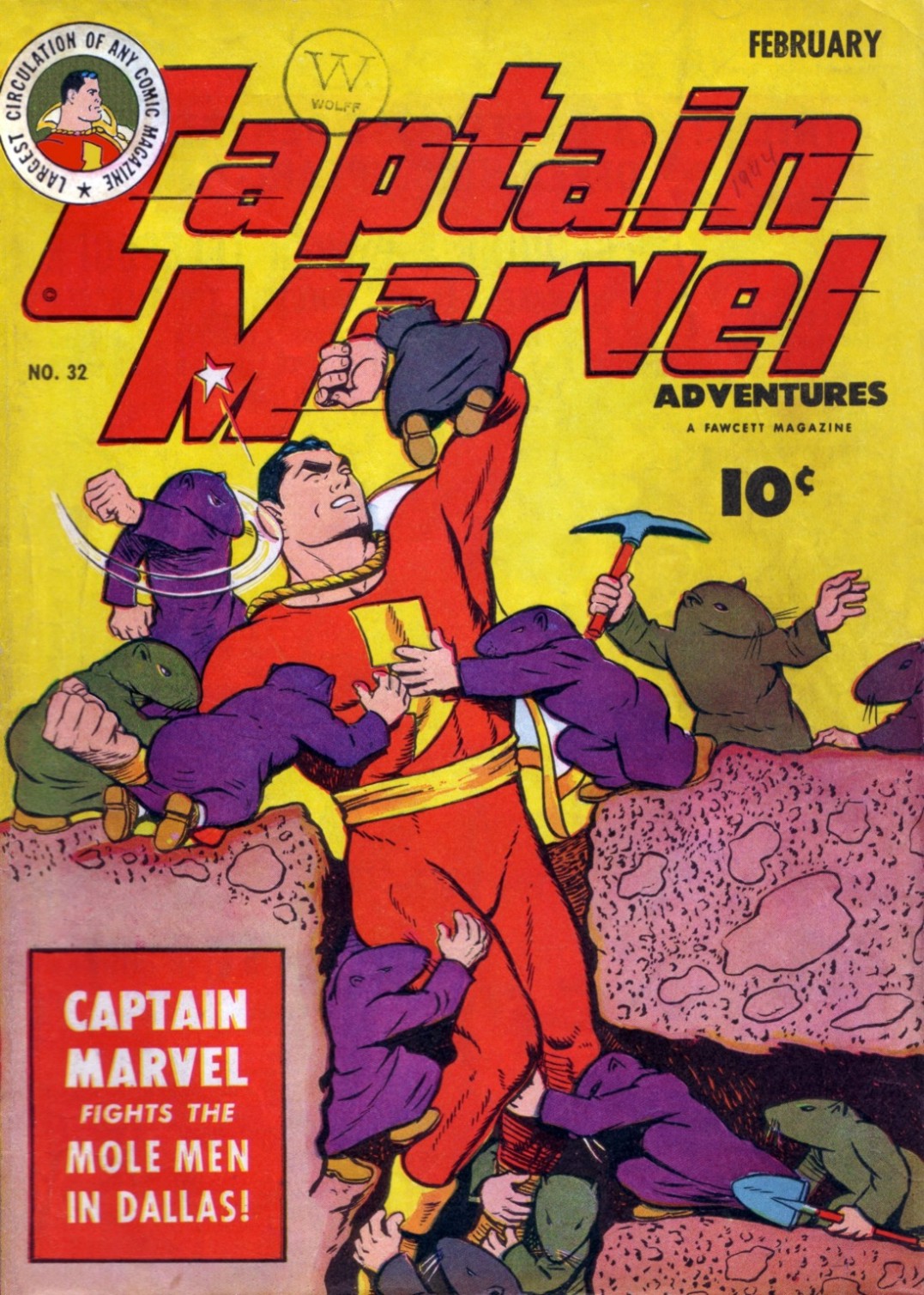 Read online Captain Marvel Adventures comic -  Issue #32 - 1