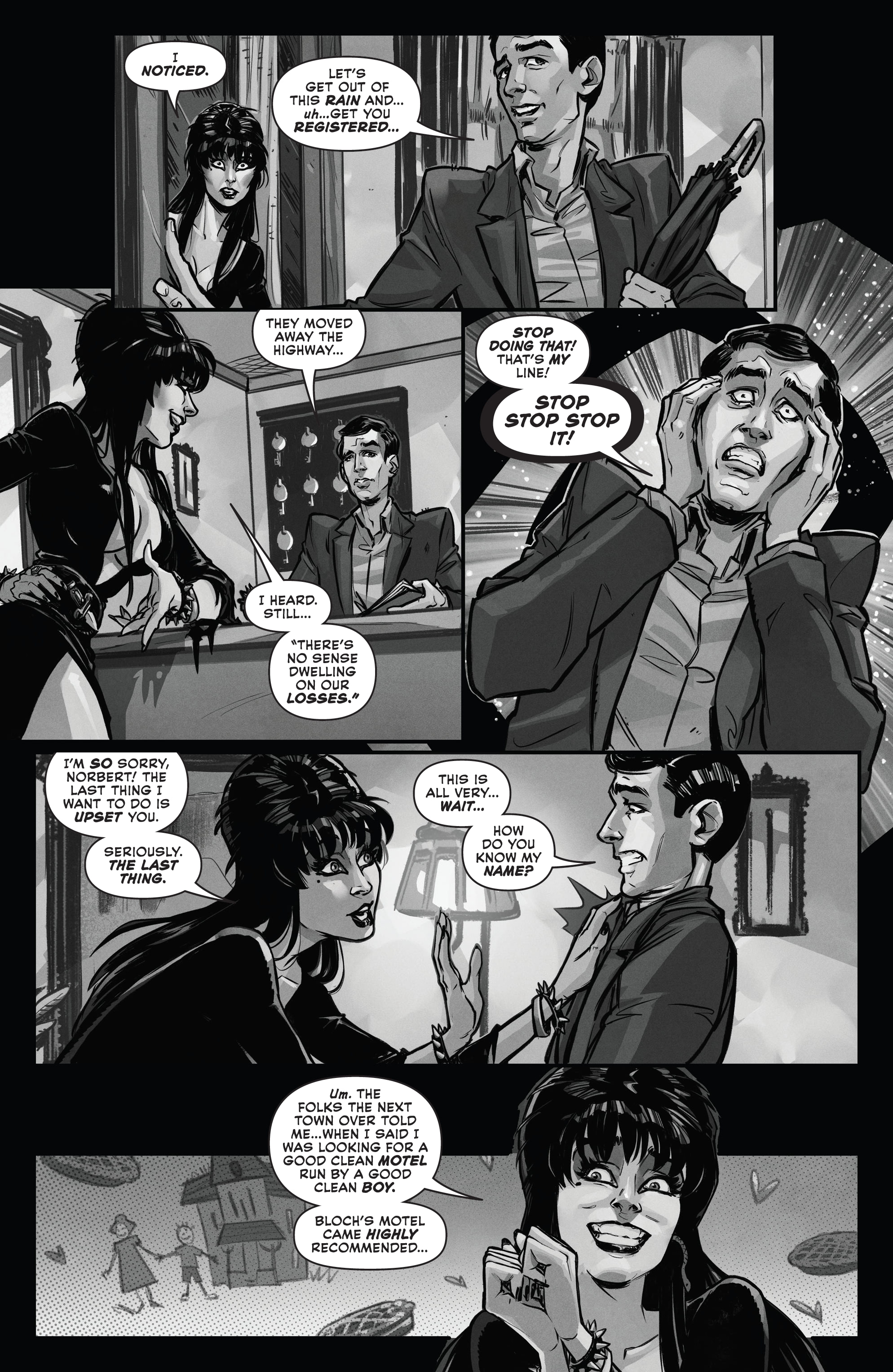 Read online Elvira in Horrorland comic -  Issue #1 - 10