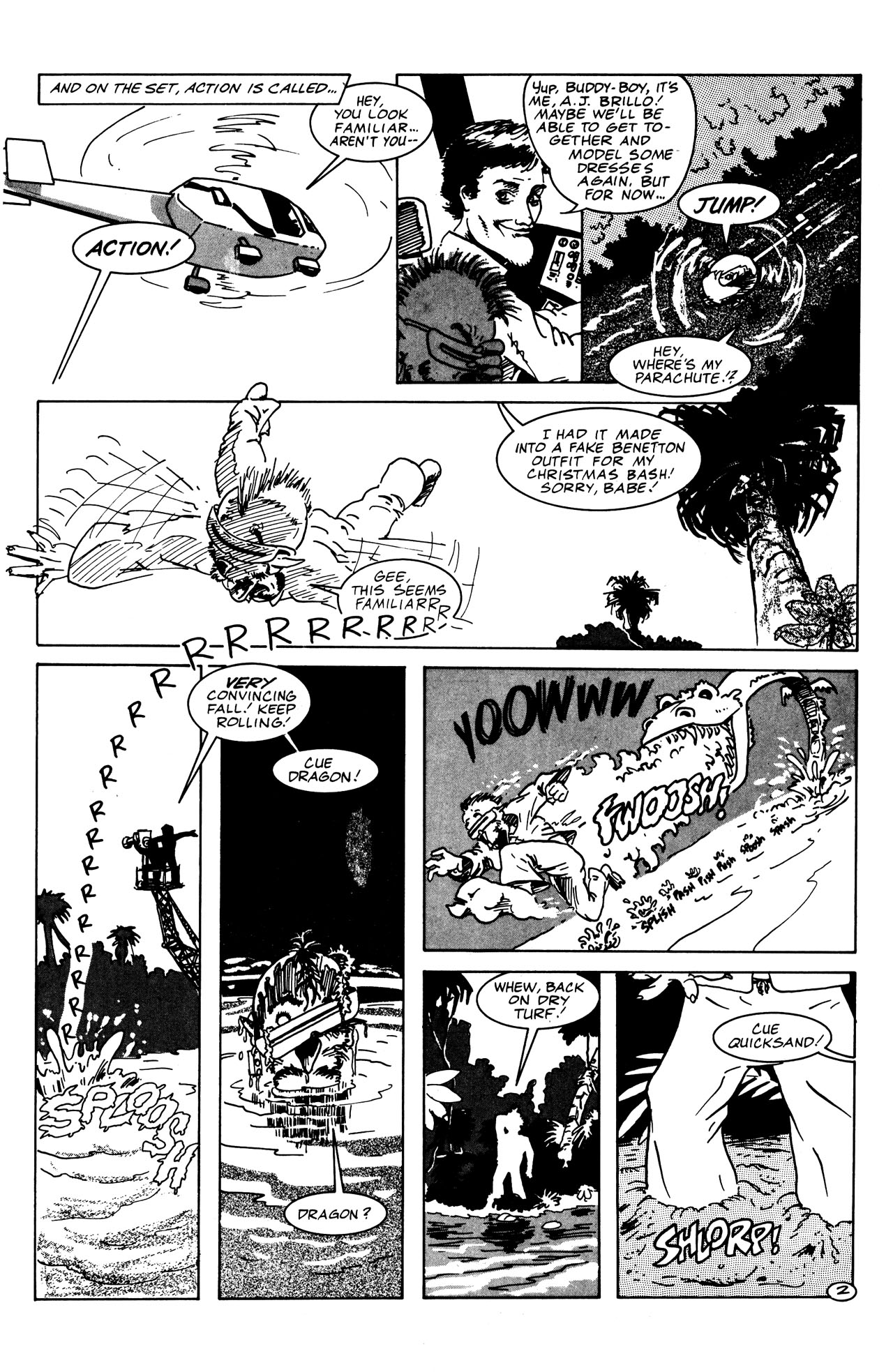Read online Adolescent Radioactive Black Belt Hamsters comic -  Issue #9 - 10