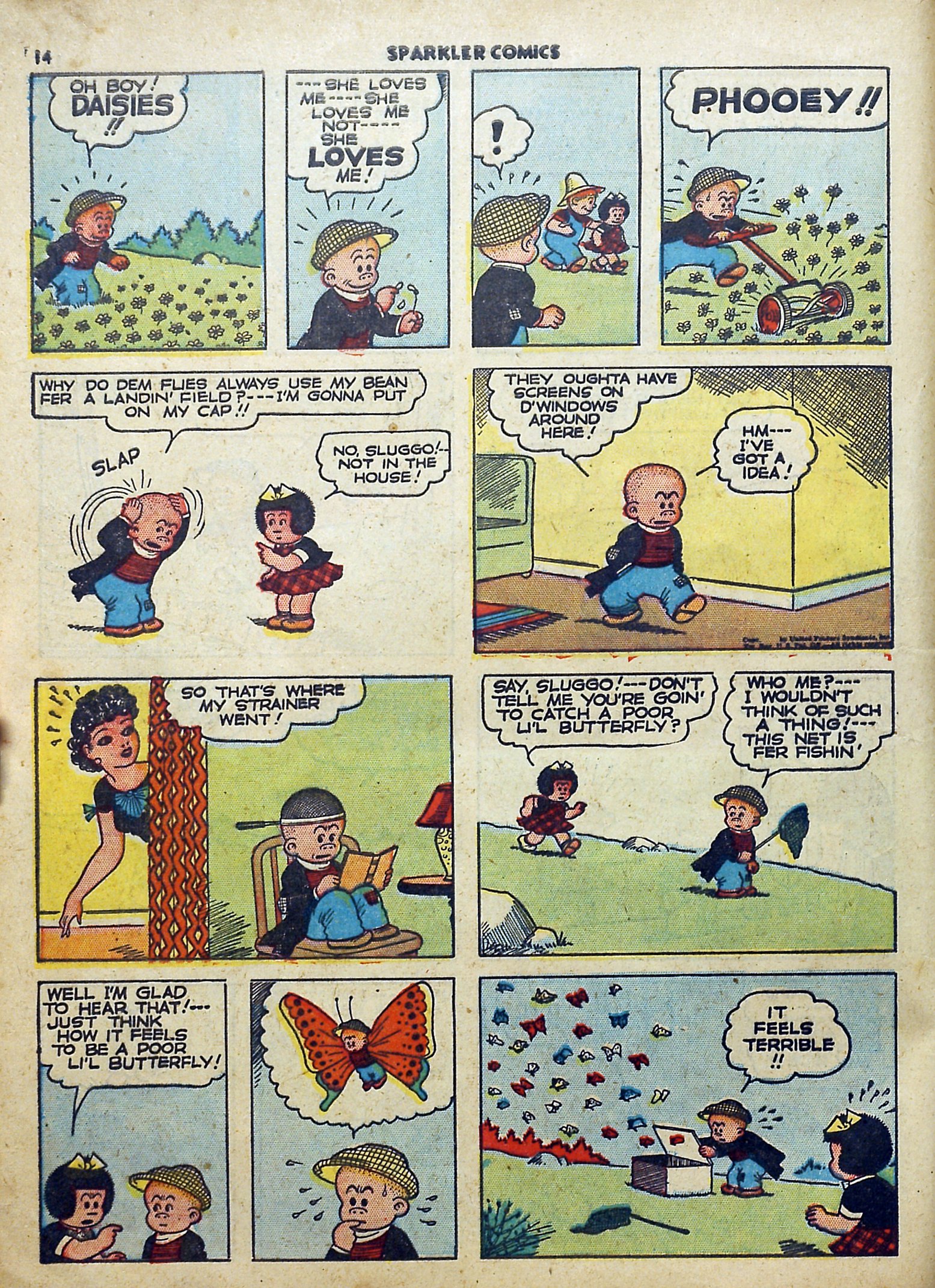 Read online Sparkler Comics comic -  Issue #2 - 16