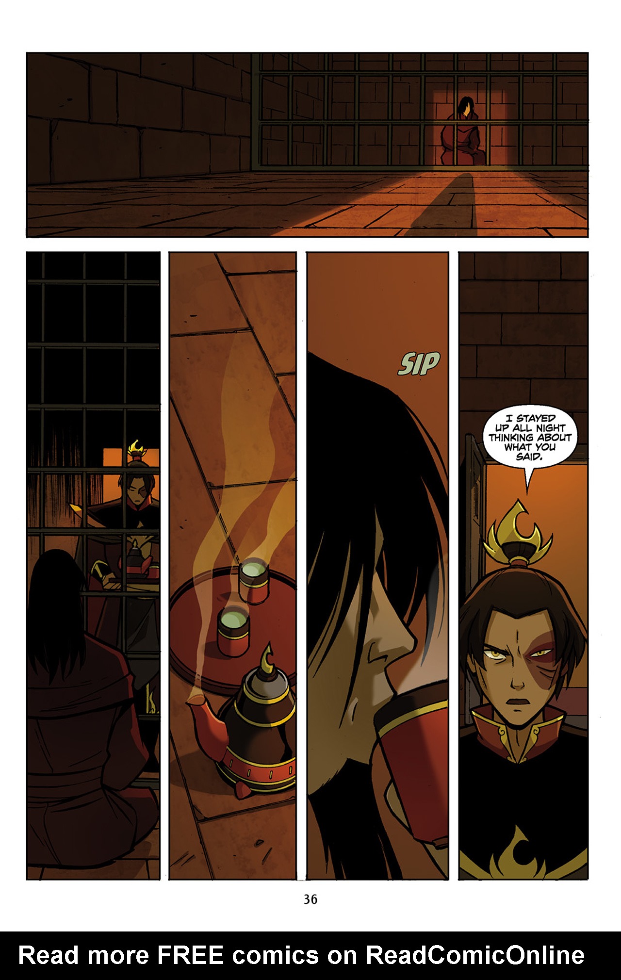 Read online Nickelodeon Avatar: The Last Airbender - The Promise comic -  Issue # Part 2 - 37