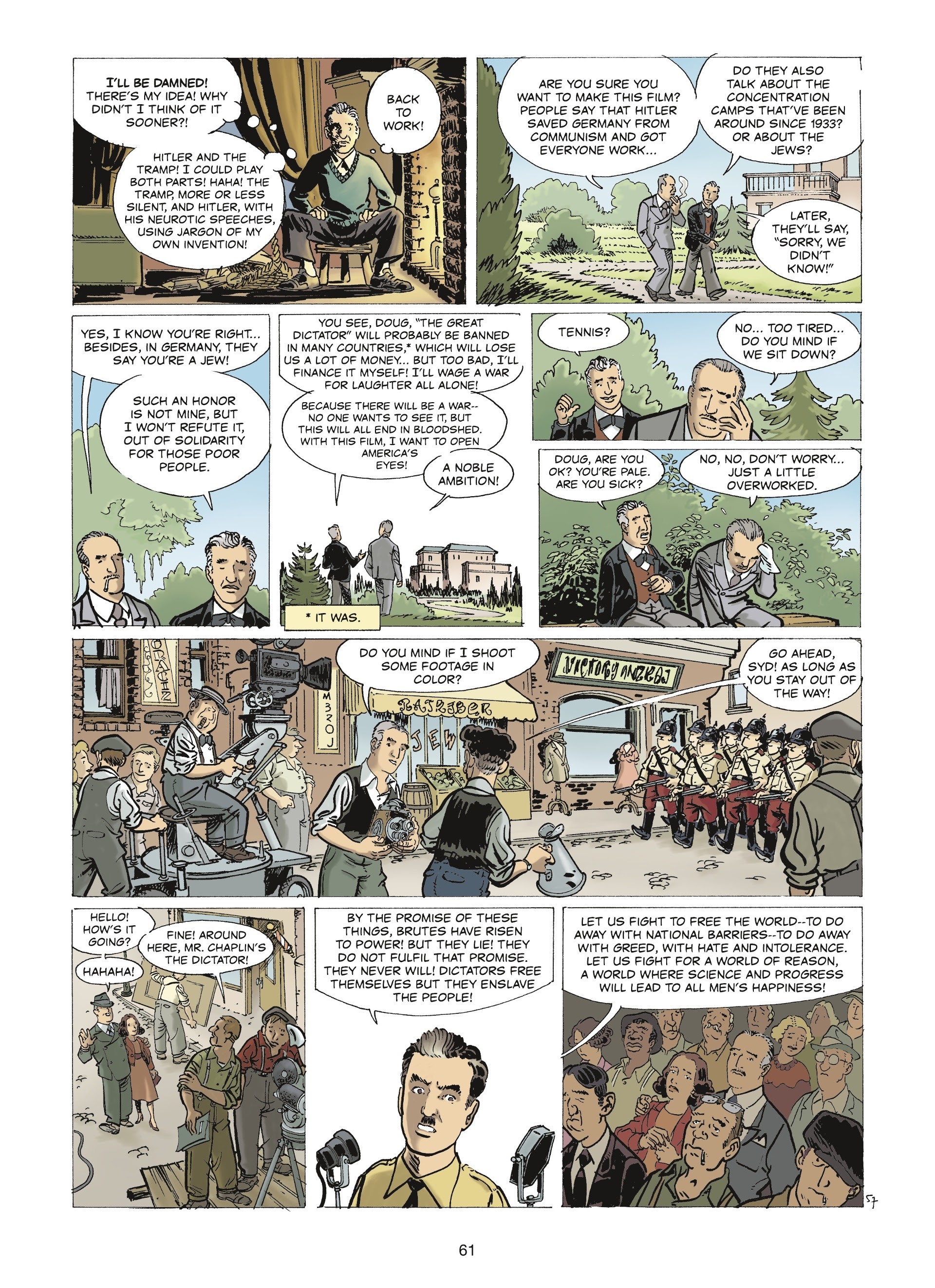 Read online The Stars of History: Charlie Chaplin comic -  Issue # TPB - 59