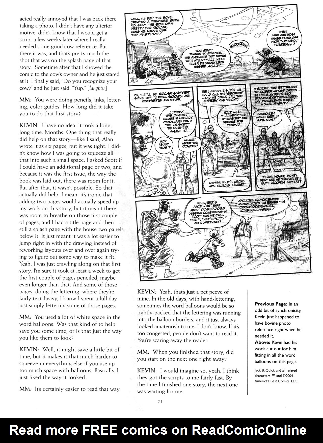 Read online Modern Masters comic -  Issue #4 - 72