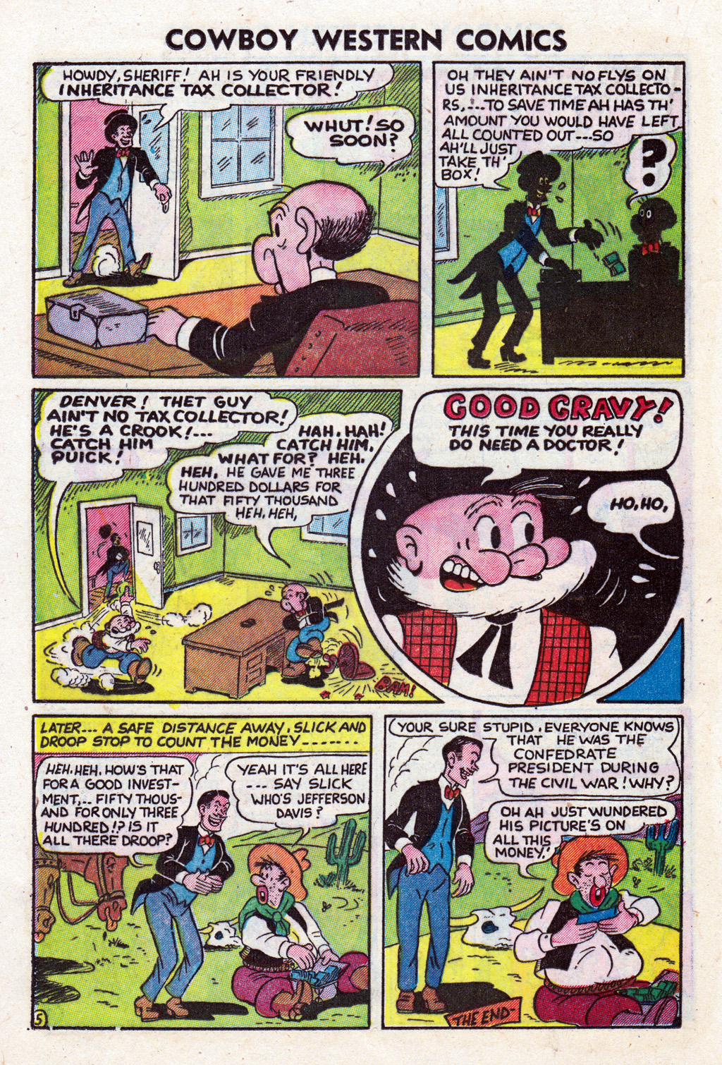 Read online Cowboy Western Comics (1948) comic -  Issue #36 - 24