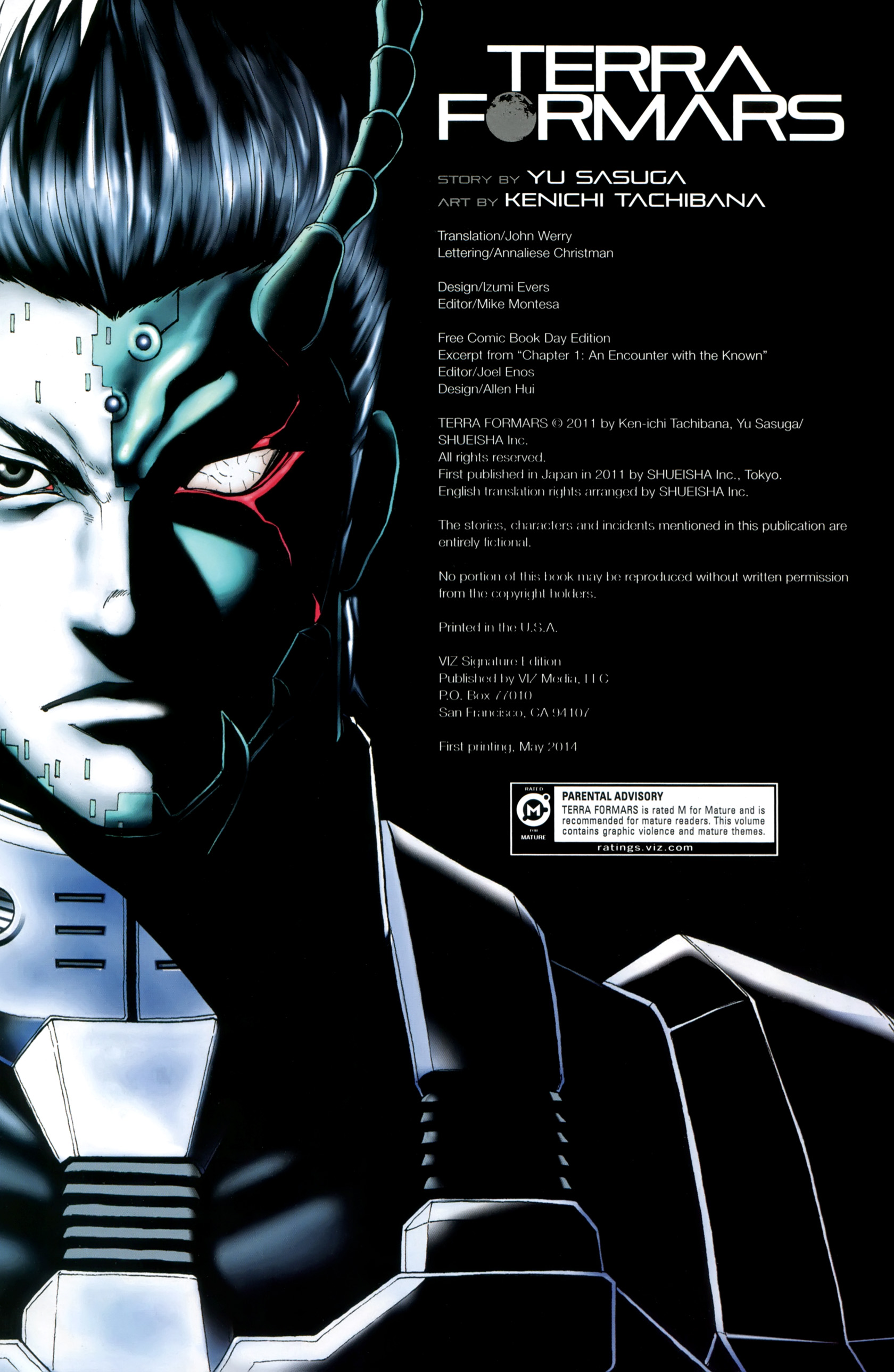 Read online Free Comic Book Day 2014 comic -  Issue # All You Need is Kill-Terra Formars - Free Comic Book Day Edition - 17