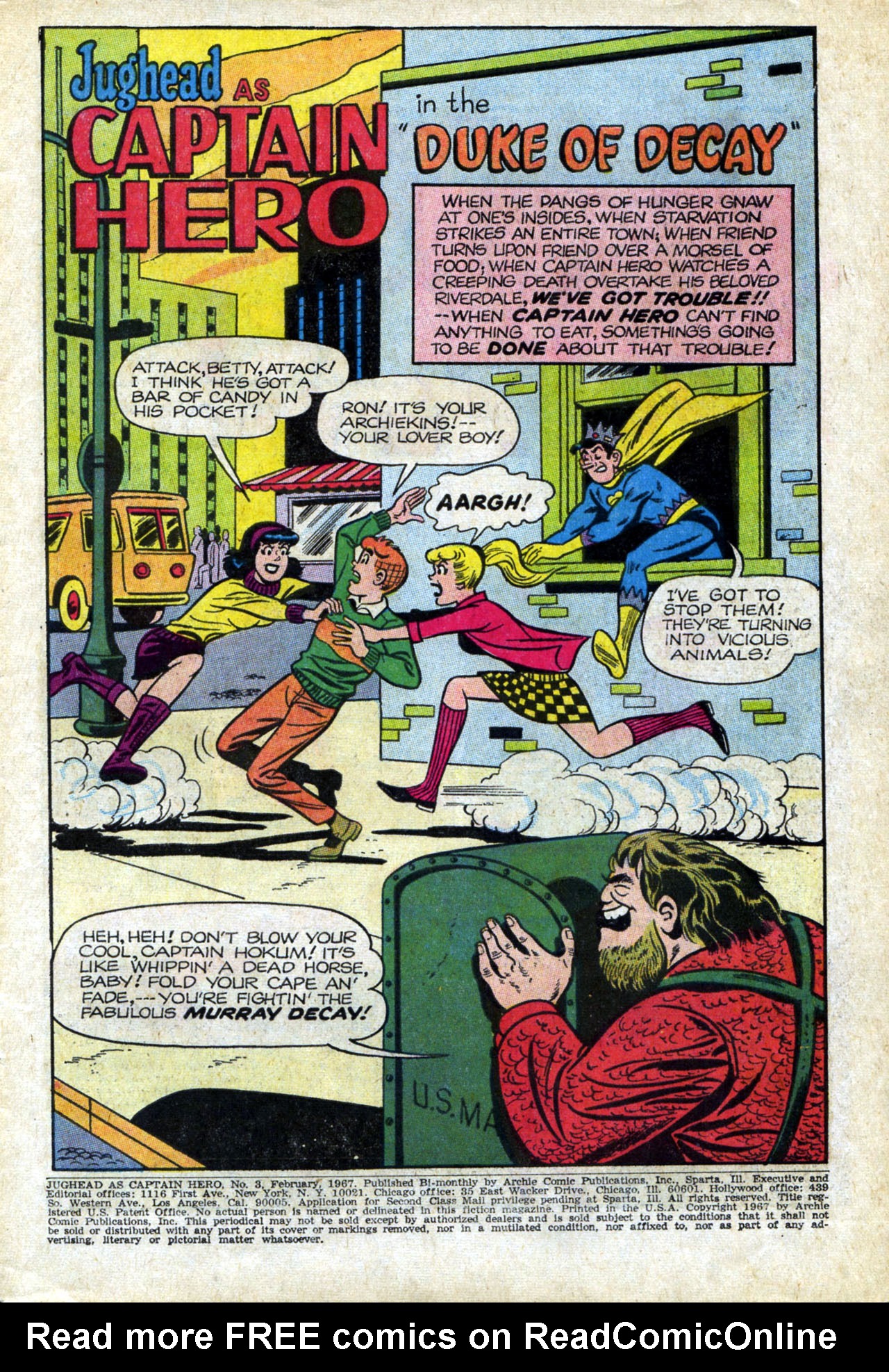 Read online Jughead As Captain Hero comic -  Issue #3 - 3