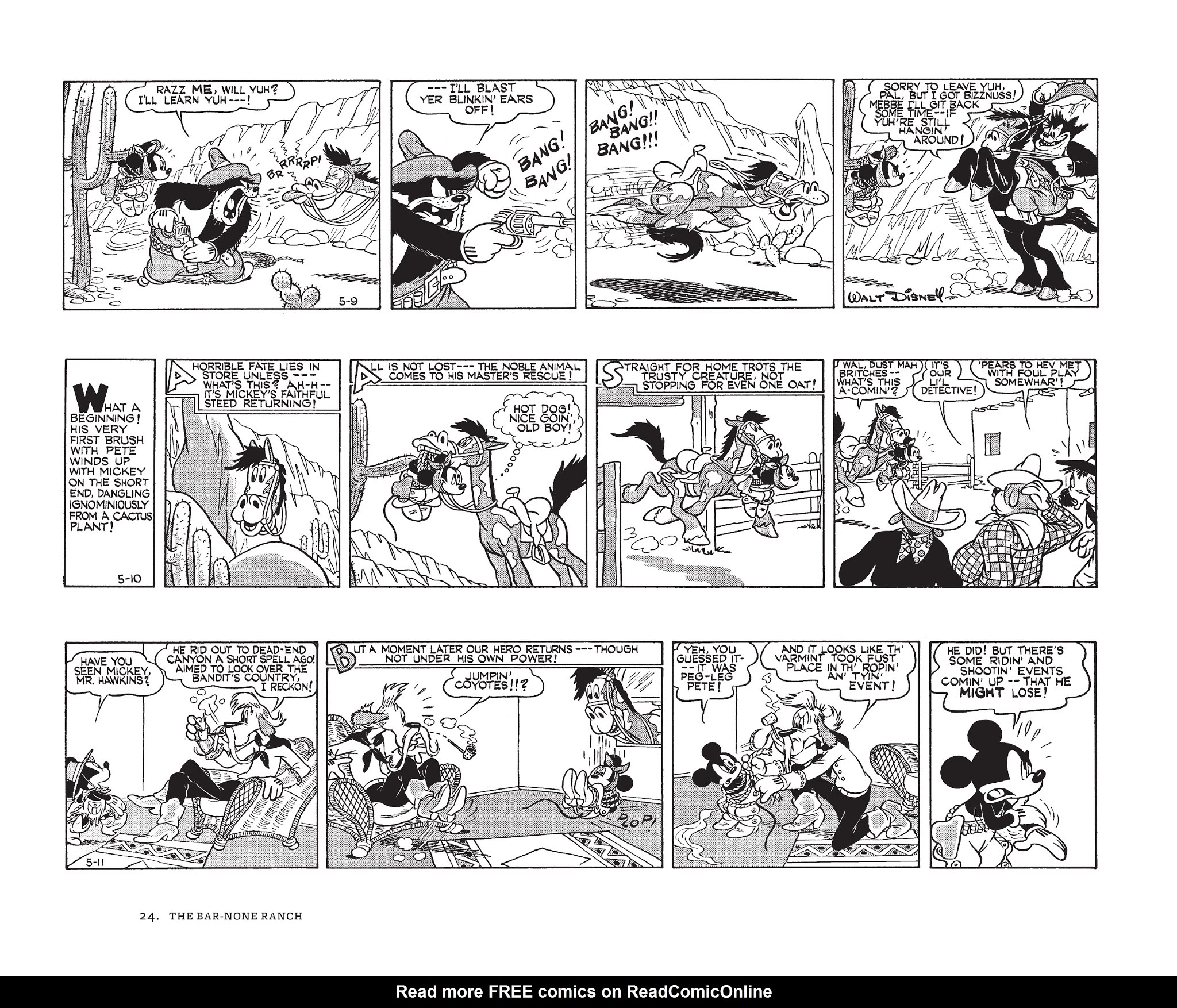 Read online Walt Disney's Mickey Mouse by Floyd Gottfredson comic -  Issue # TPB 6 (Part 1) - 24