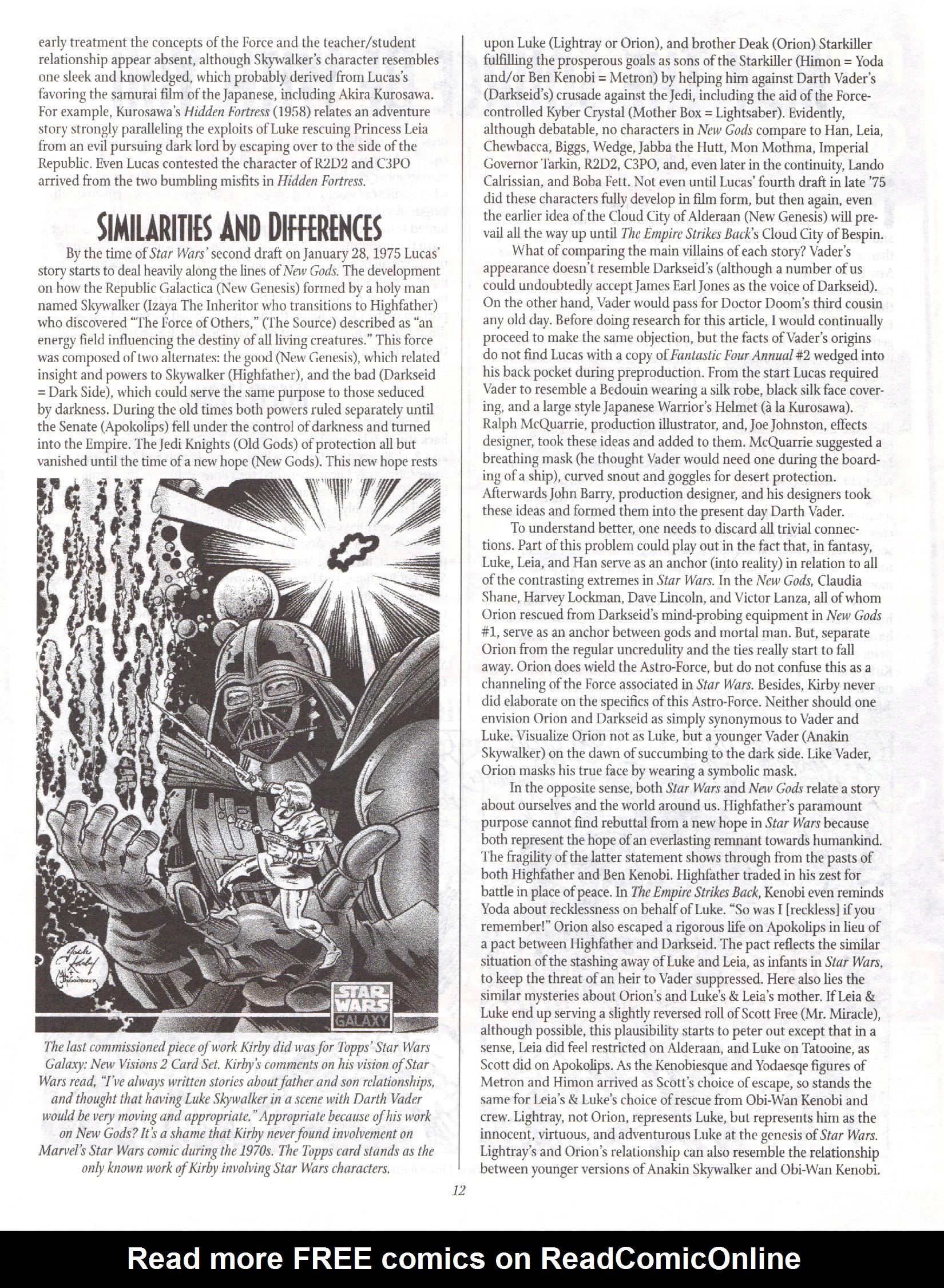 Read online The Jack Kirby Collector comic -  Issue #11 - 12
