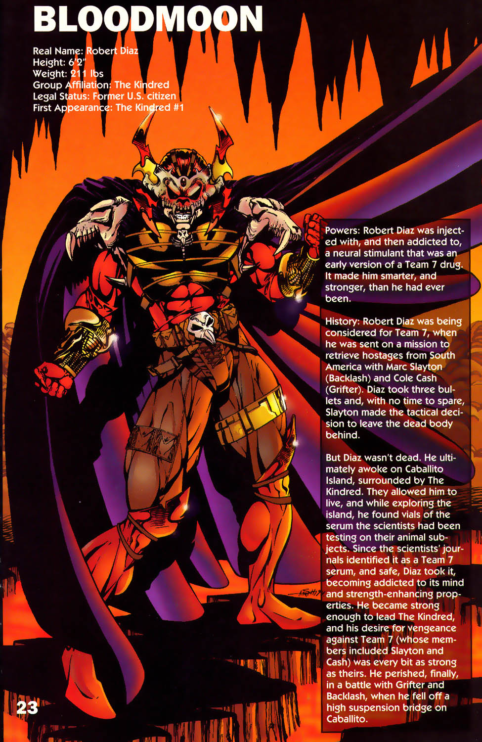 Read online WildC.A.T.s Sourcebook comic -  Issue #2 - 21