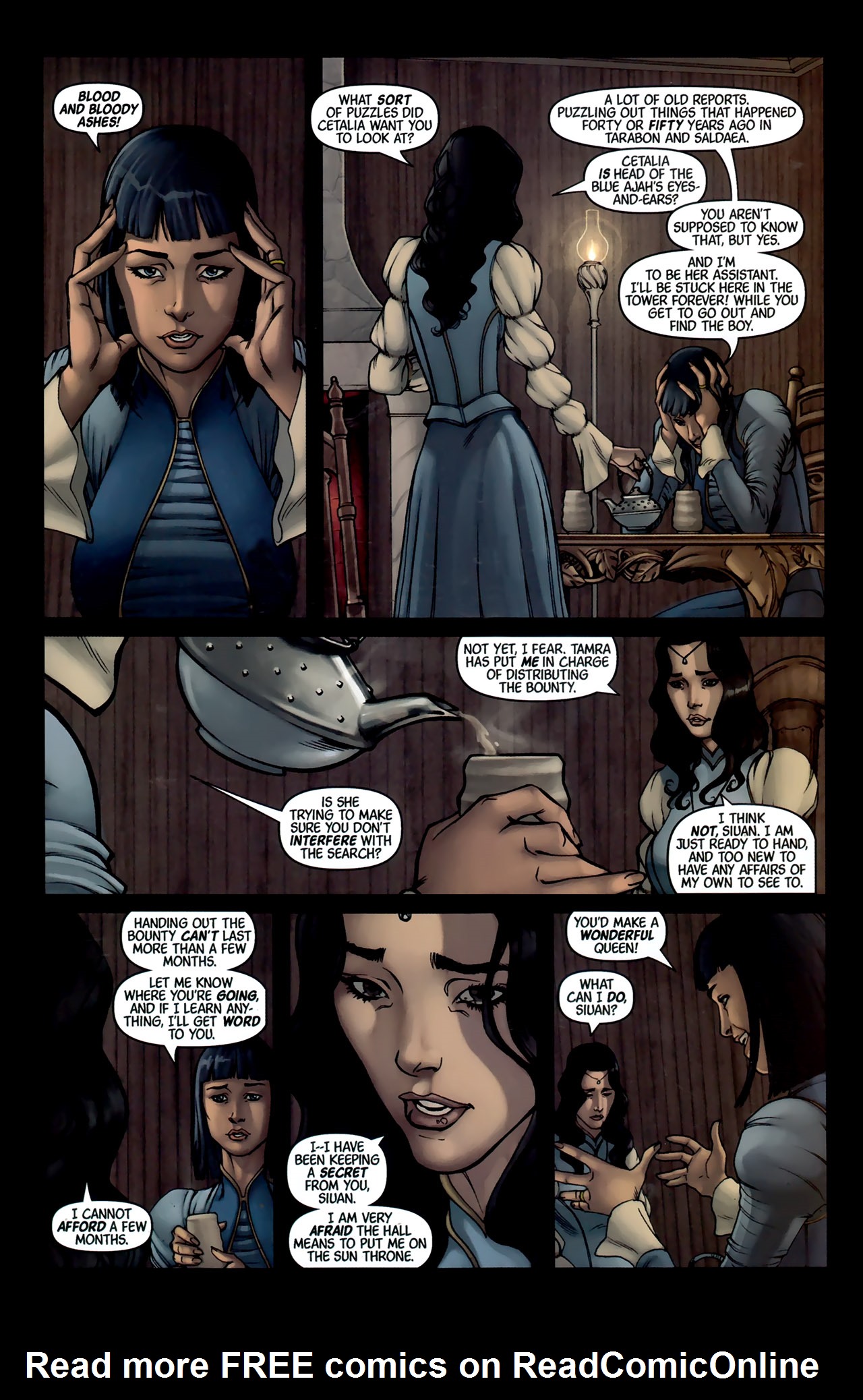 Read online Robert Jordan's The Wheel of Time: New Spring comic -  Issue #5 - 6