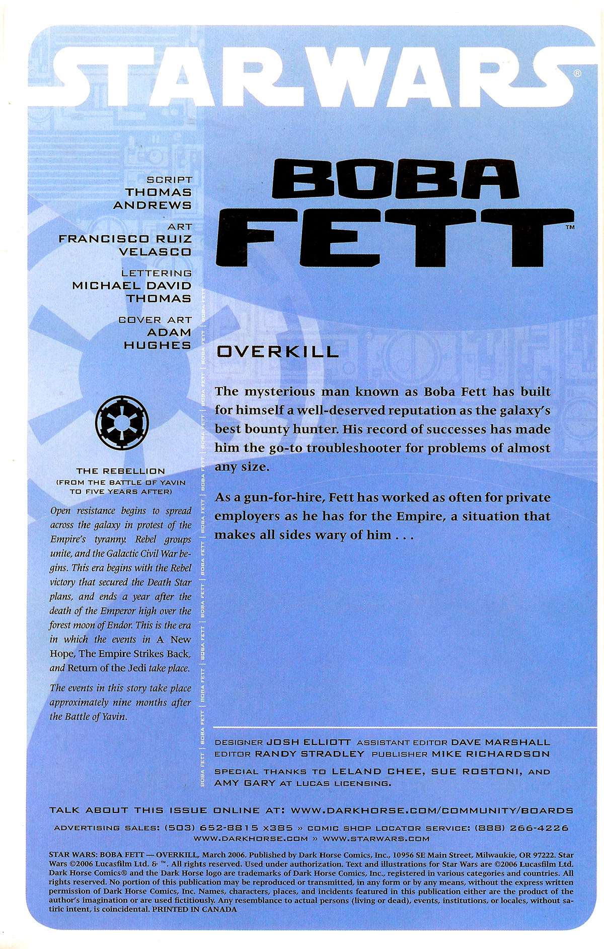 Read online Star Wars: Boba Fett - Overkill comic -  Issue # Full - 2