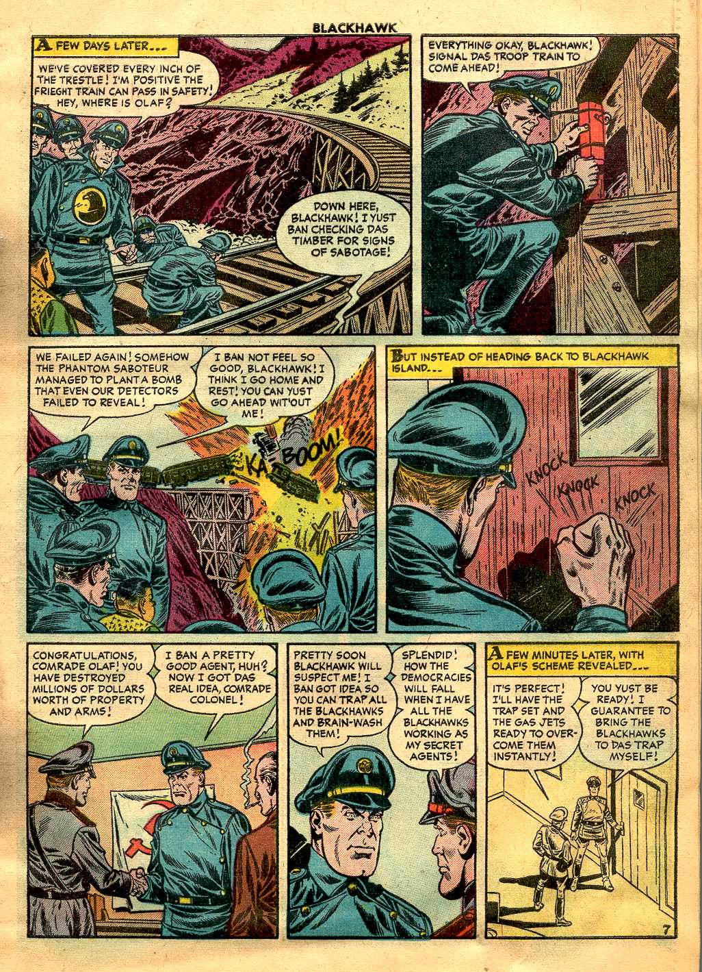 Read online Blackhawk (1957) comic -  Issue #98 - 9
