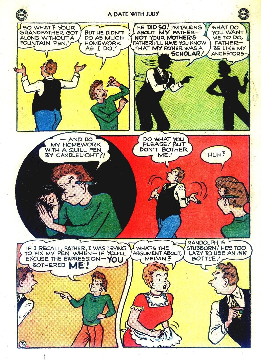 Read online A Date with Judy comic -  Issue #11 - 21