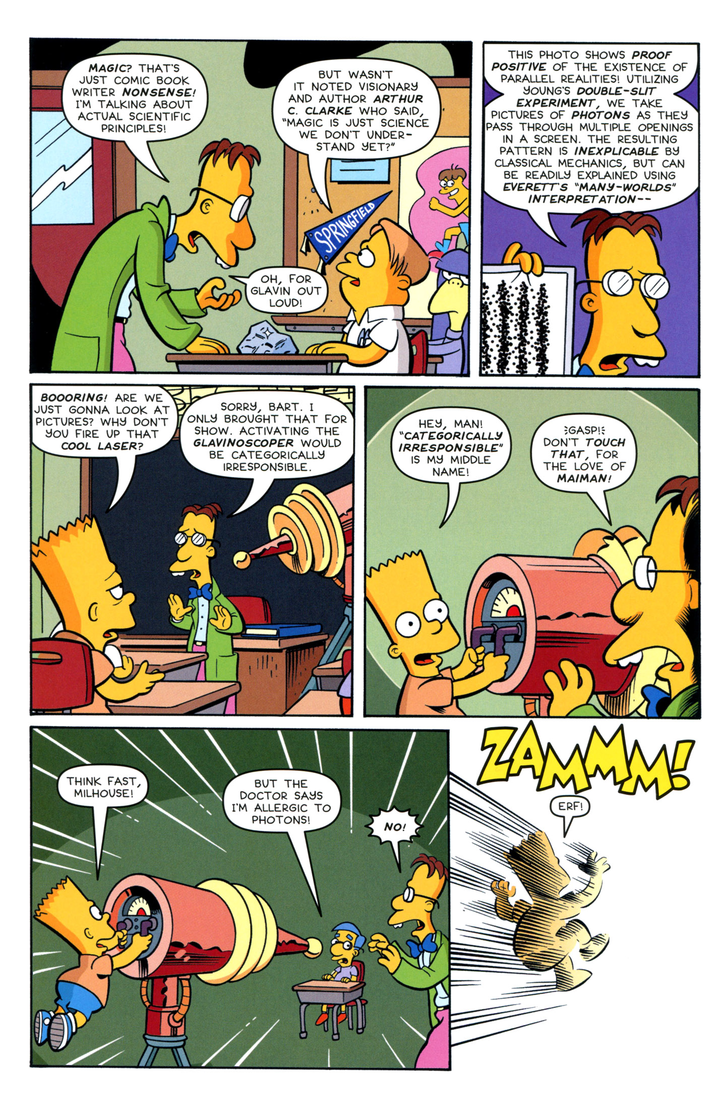 Read online Simpsons One-Shot Wonders: Professor Frink comic -  Issue # Full - 22