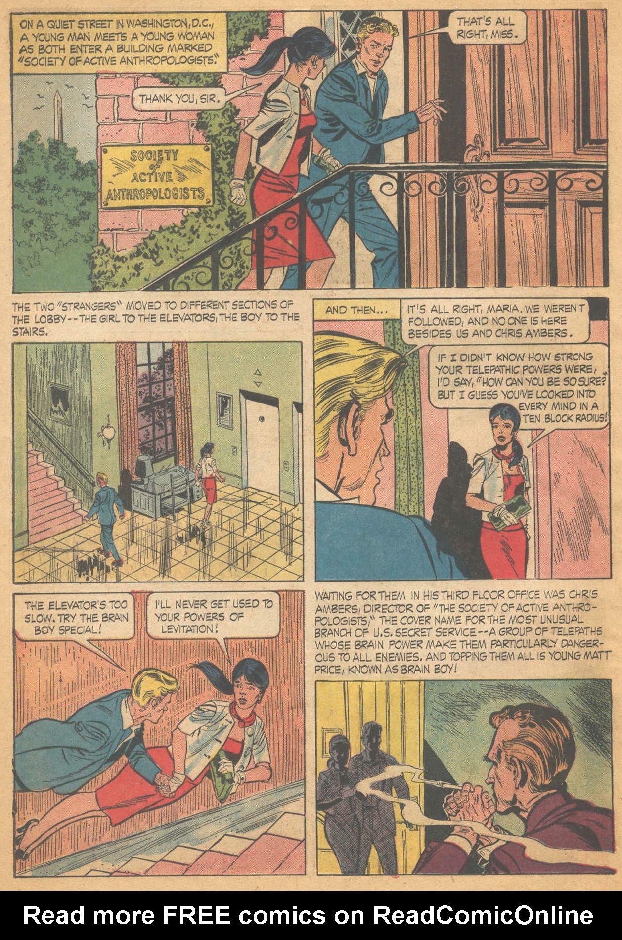 Read online Brain Boy (1962) comic -  Issue #5 - 6