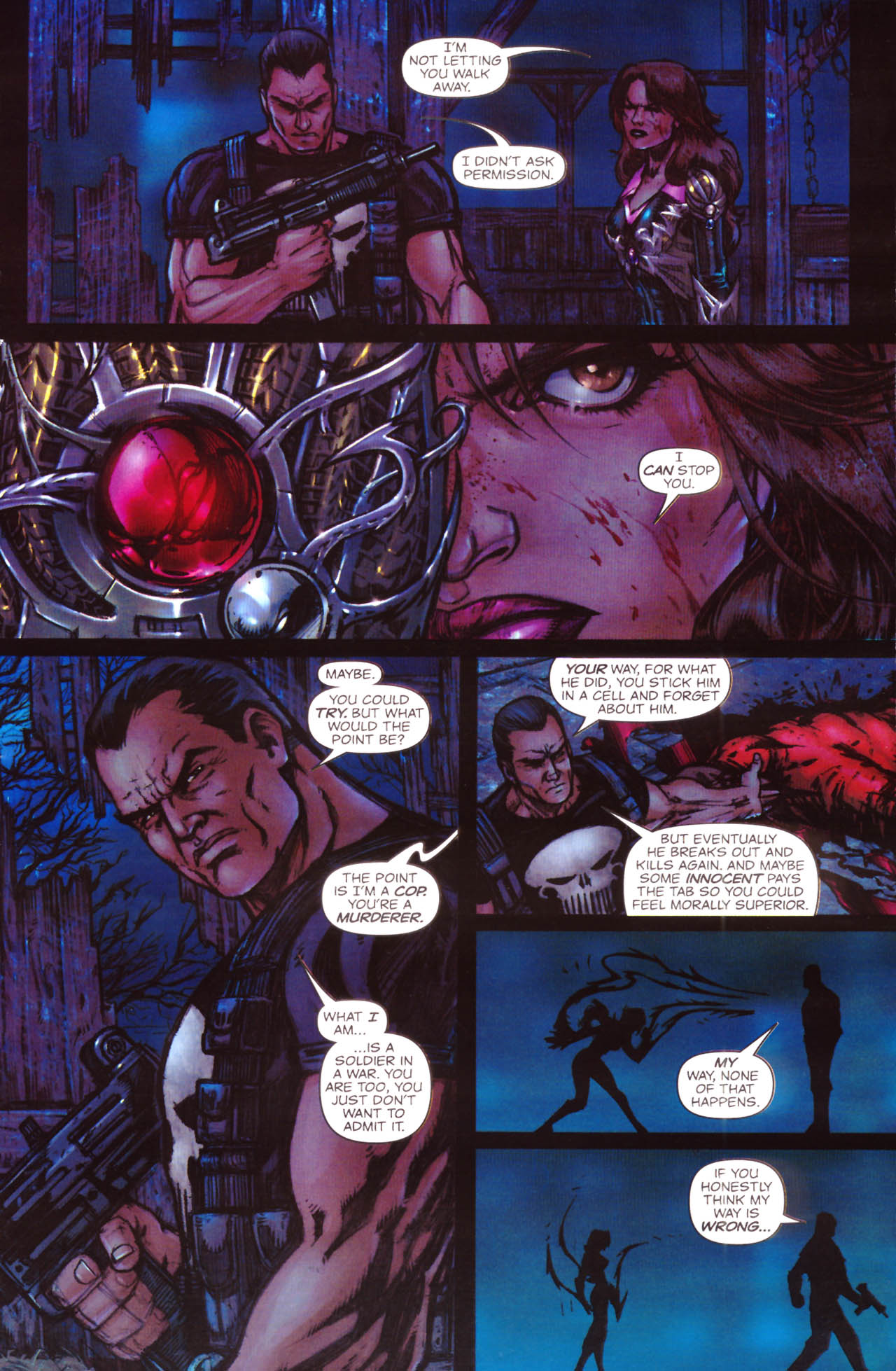 Read online Witchblade/The Punisher comic -  Issue # Full - 23