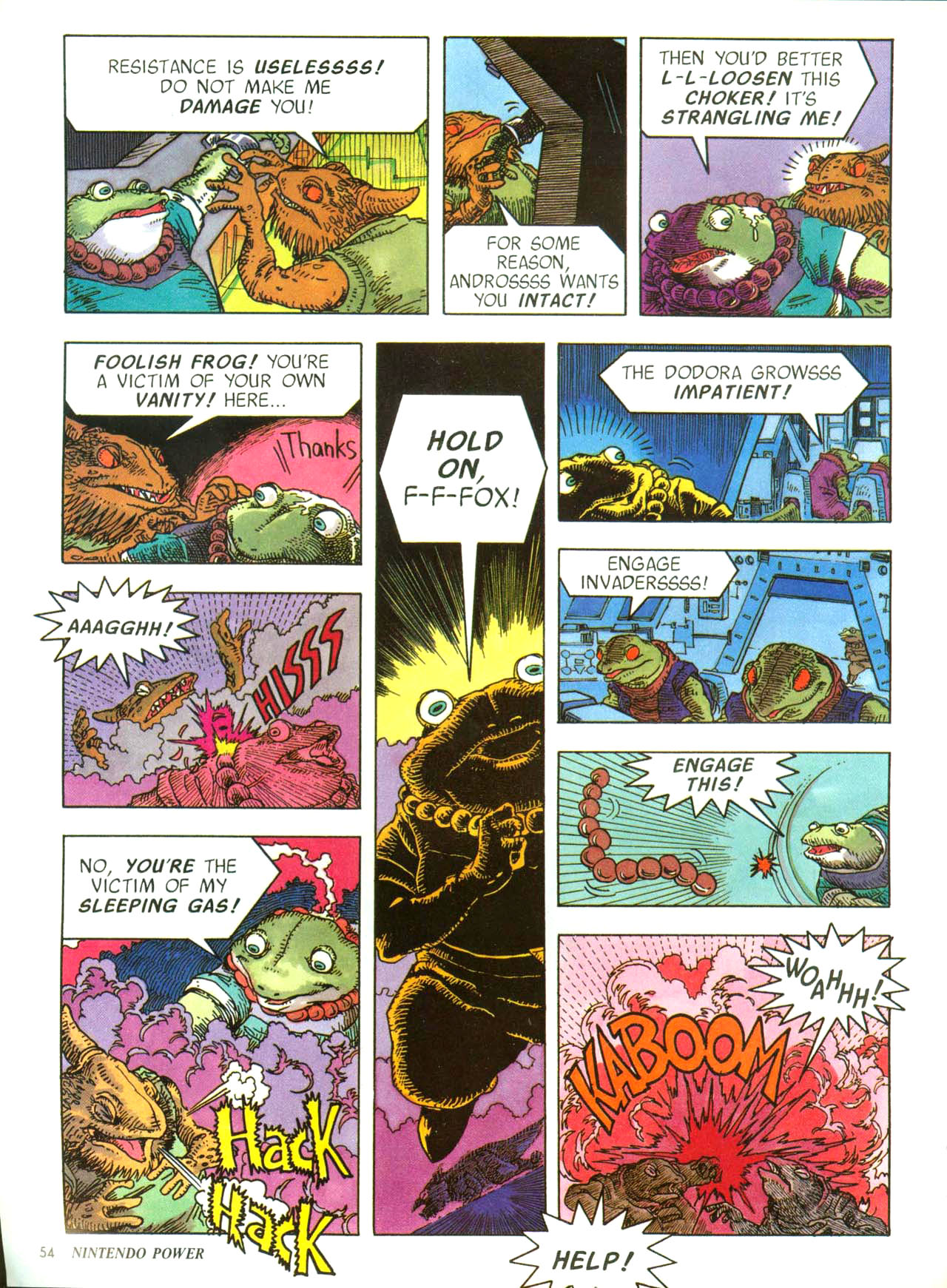 Read online Nintendo Power comic -  Issue #52 - 56