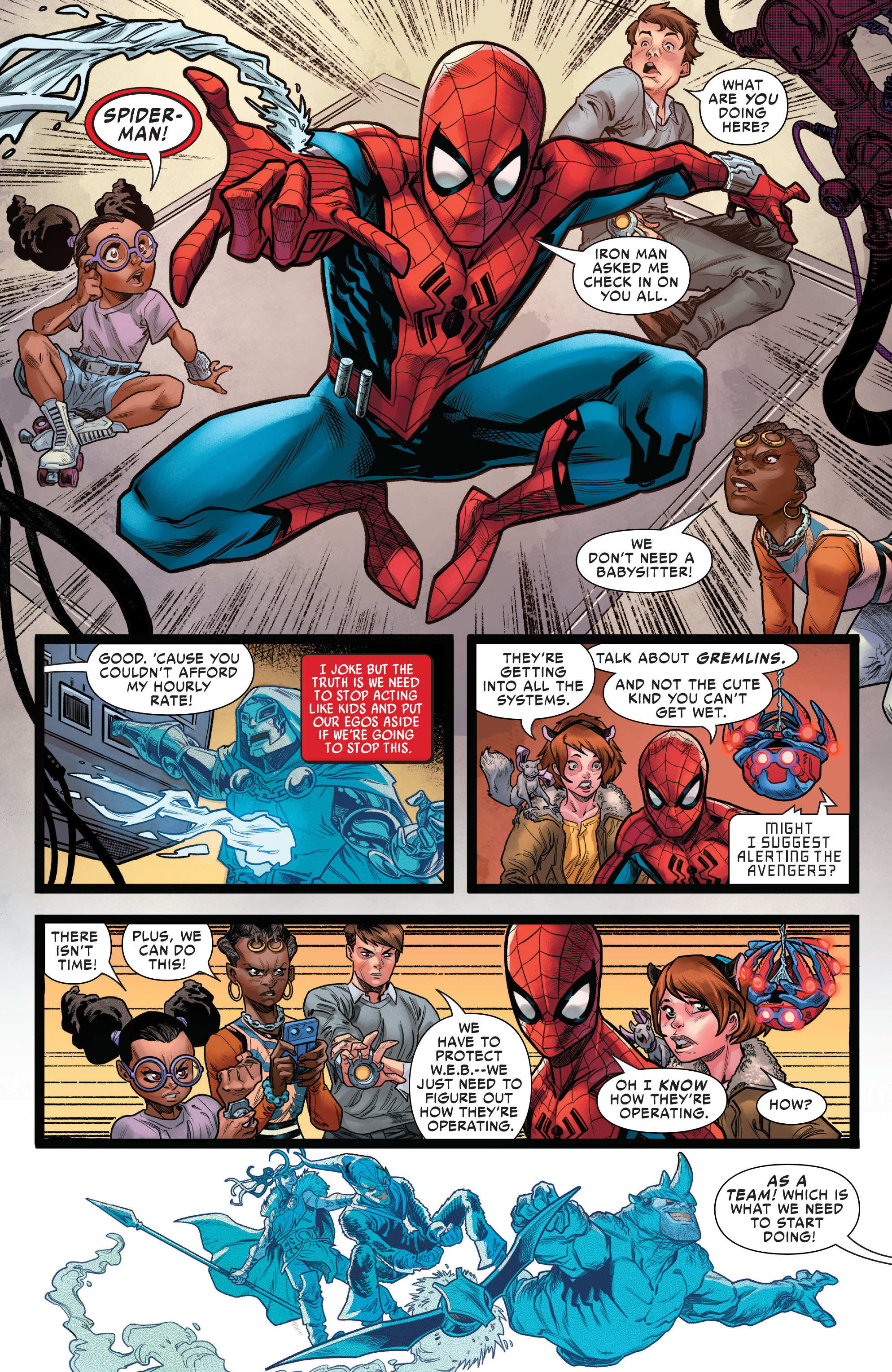 Read online W.E.B. Of Spider-Man comic -  Issue #1 - 17