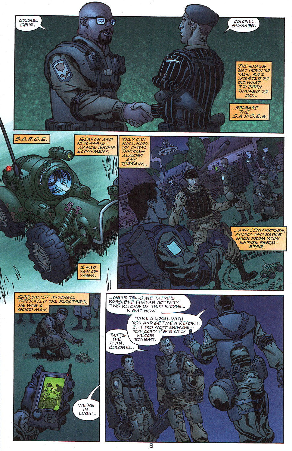 Read online Human Defense Corps comic -  Issue #1 - 9