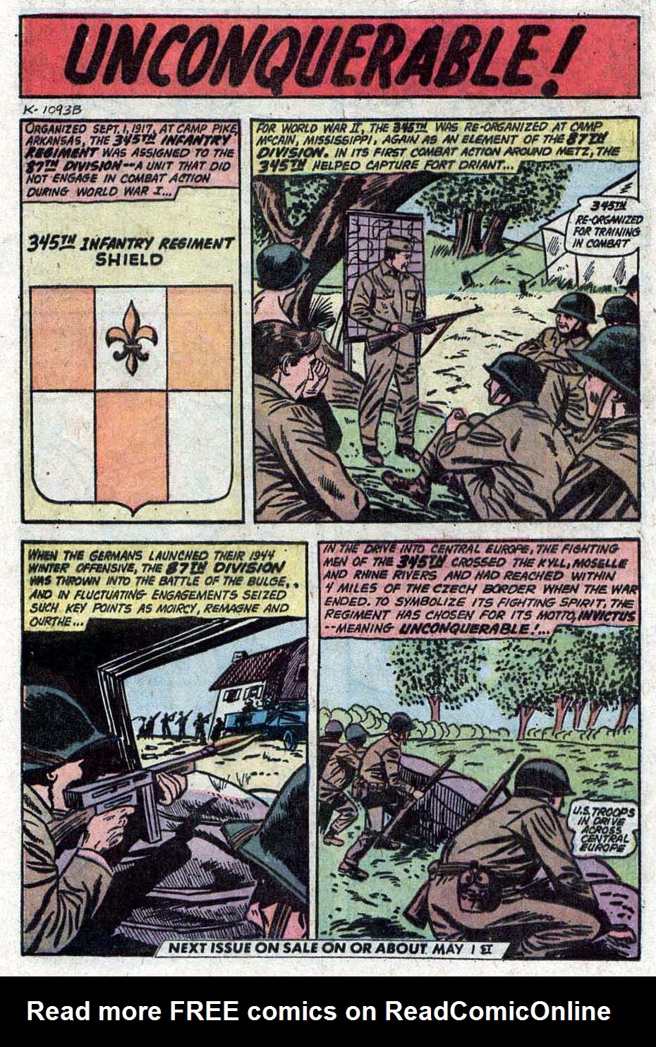 Read online Our Army at War (1952) comic -  Issue #258 - 23