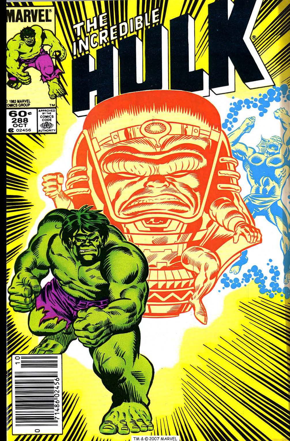 Read online The Incredible Hulk (1968) comic -  Issue #288 - 1