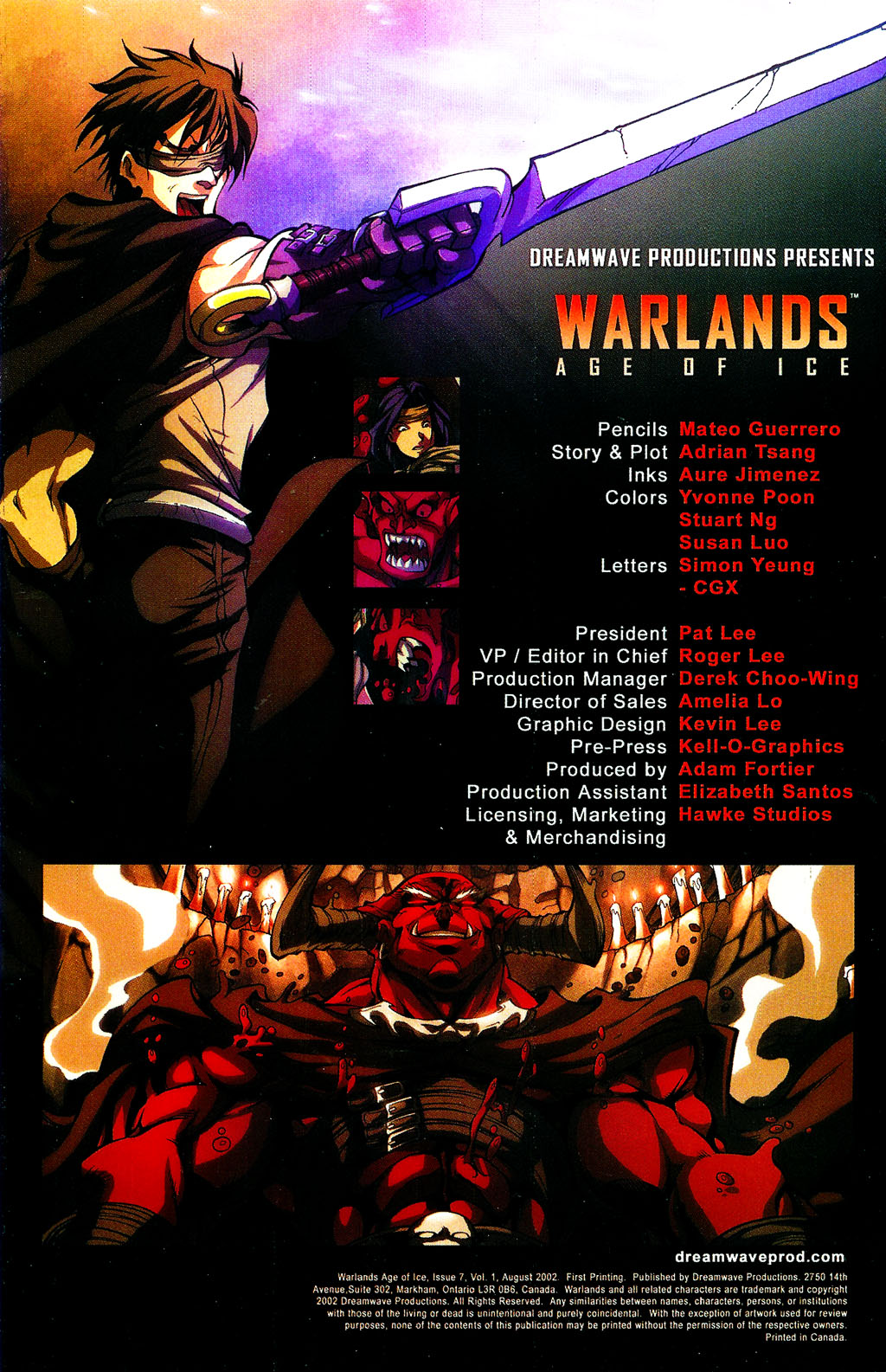 Read online Warlands: The Age of Ice comic -  Issue #7 - 2