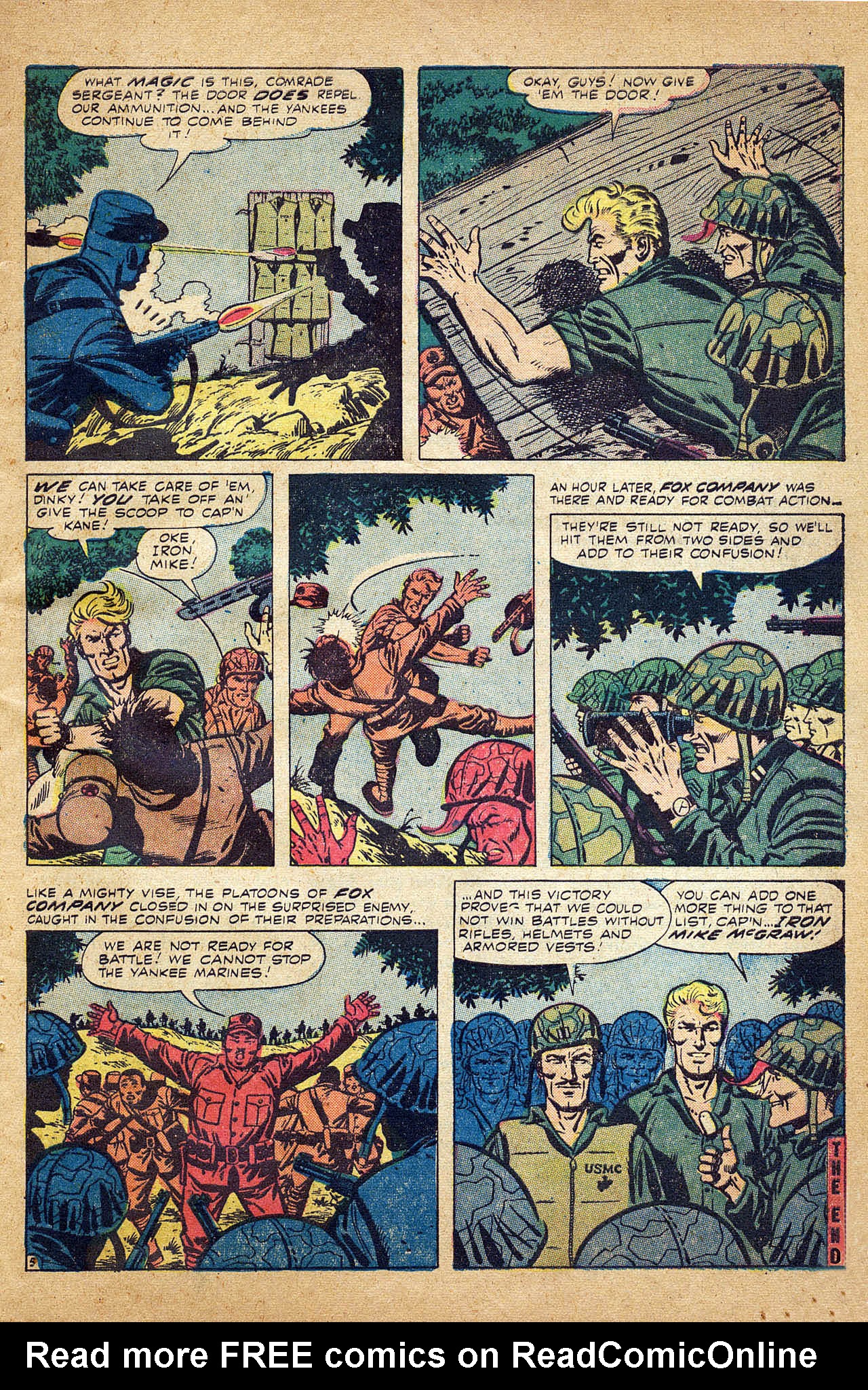 Read online Marines in Battle comic -  Issue #17 - 8